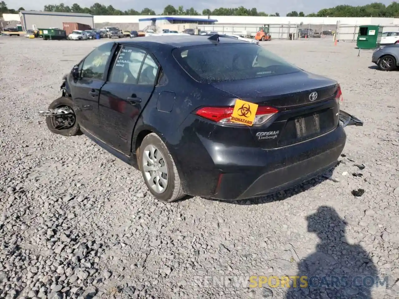 3 Photograph of a damaged car JTDEPMAE4MJ177346 TOYOTA COROLLA 2021