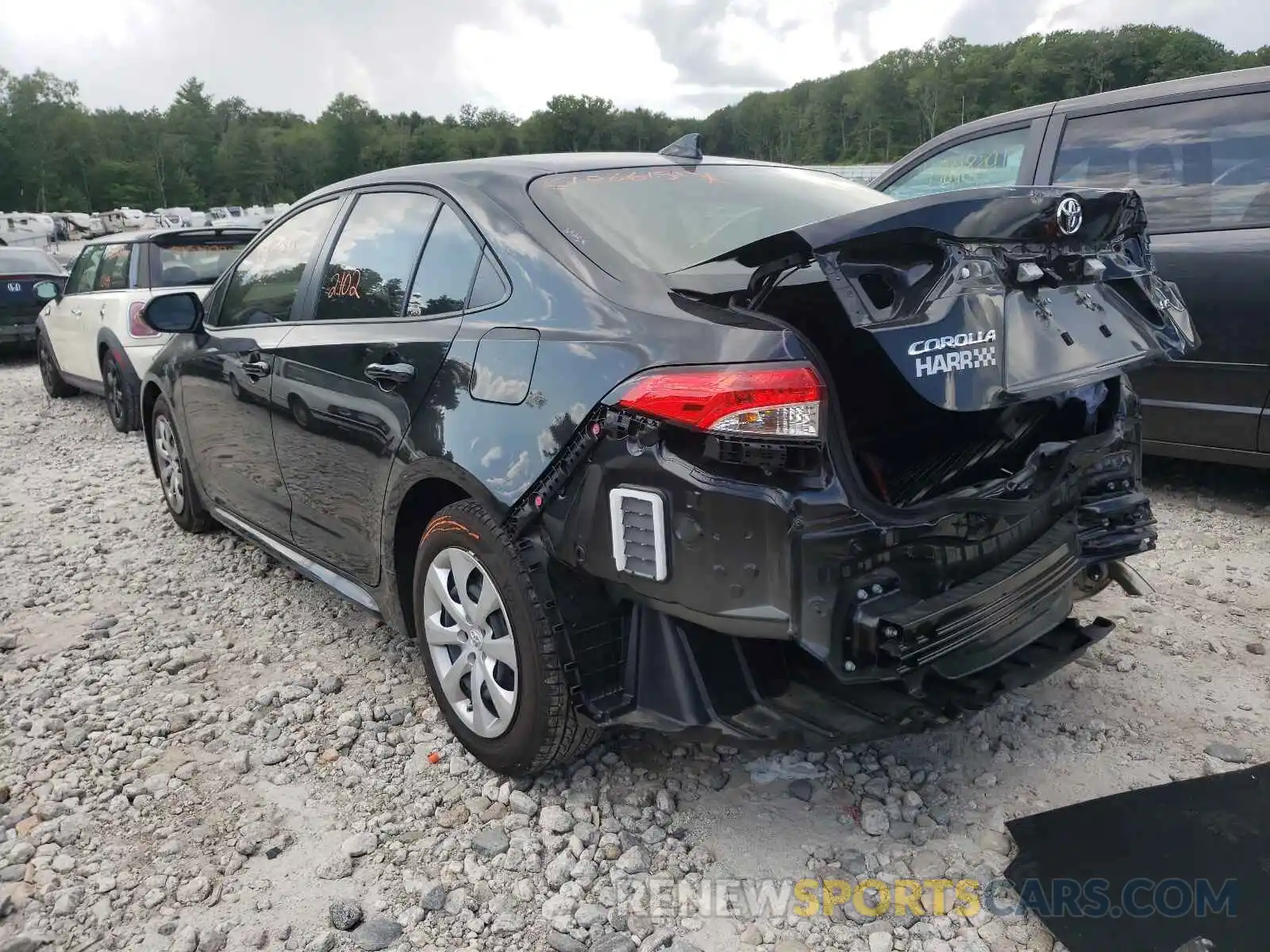 3 Photograph of a damaged car JTDEPMAE4MJ177668 TOYOTA COROLLA 2021