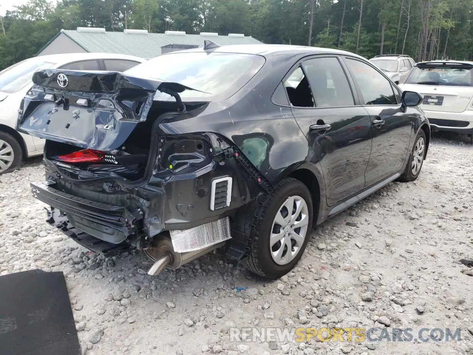 4 Photograph of a damaged car JTDEPMAE4MJ177668 TOYOTA COROLLA 2021