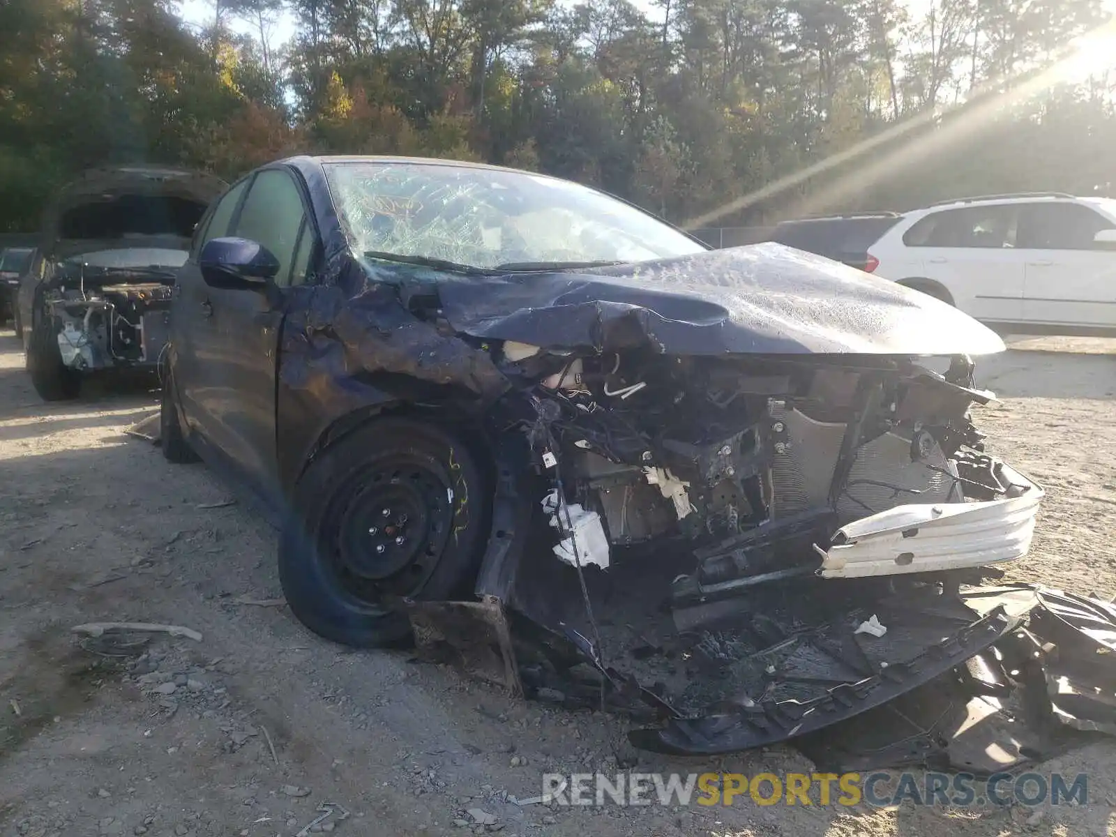 1 Photograph of a damaged car JTDEPMAE4MJ177766 TOYOTA COROLLA 2021