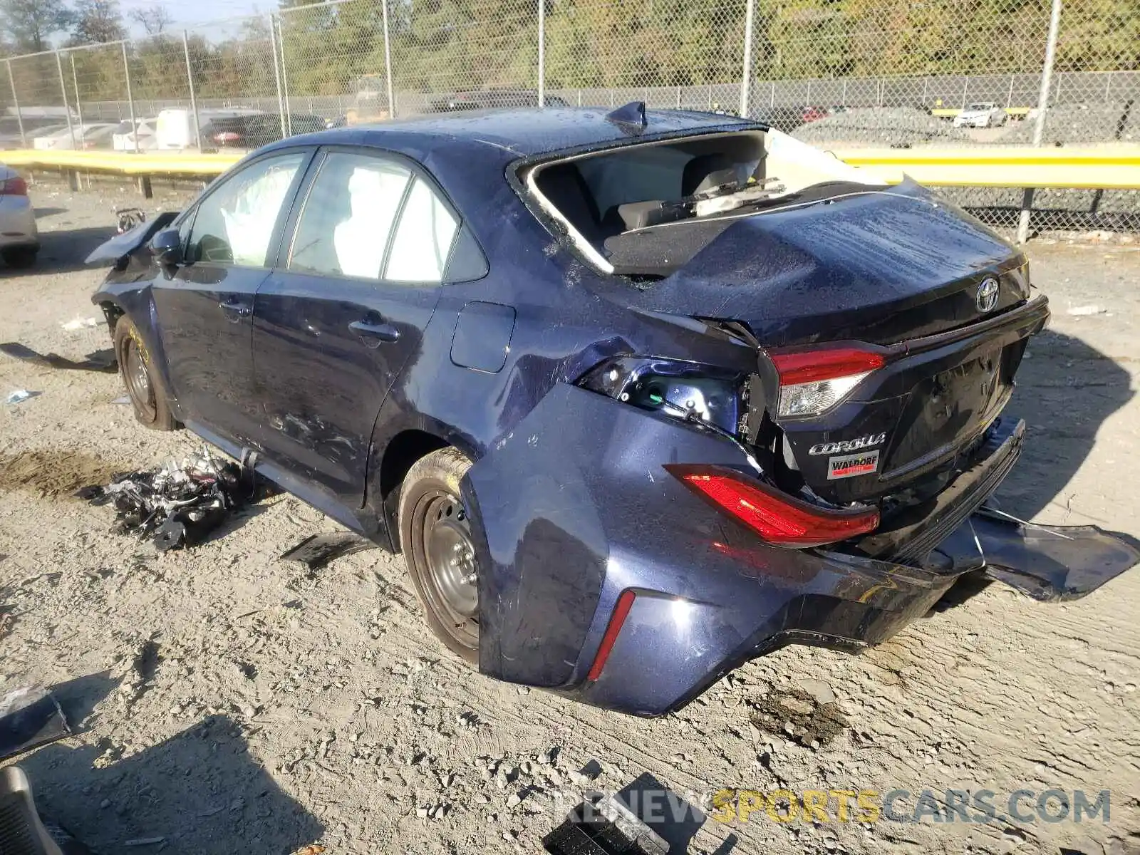 3 Photograph of a damaged car JTDEPMAE4MJ177766 TOYOTA COROLLA 2021