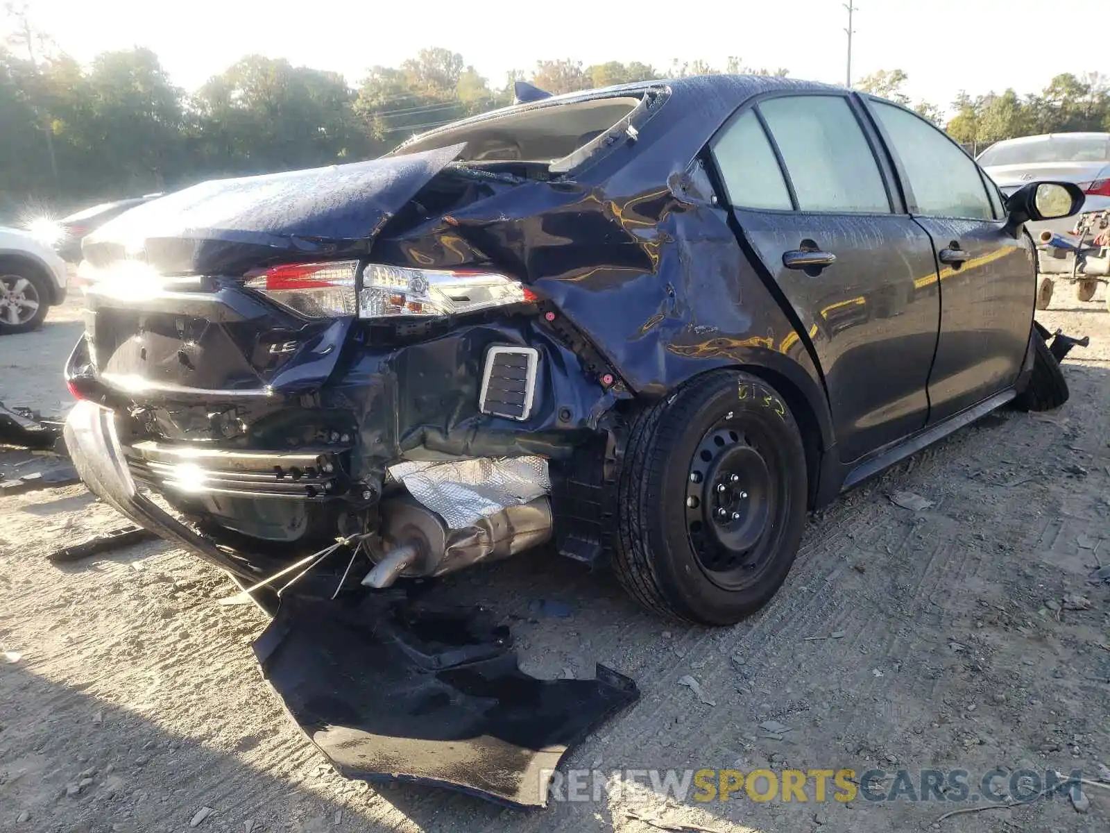 4 Photograph of a damaged car JTDEPMAE4MJ177766 TOYOTA COROLLA 2021