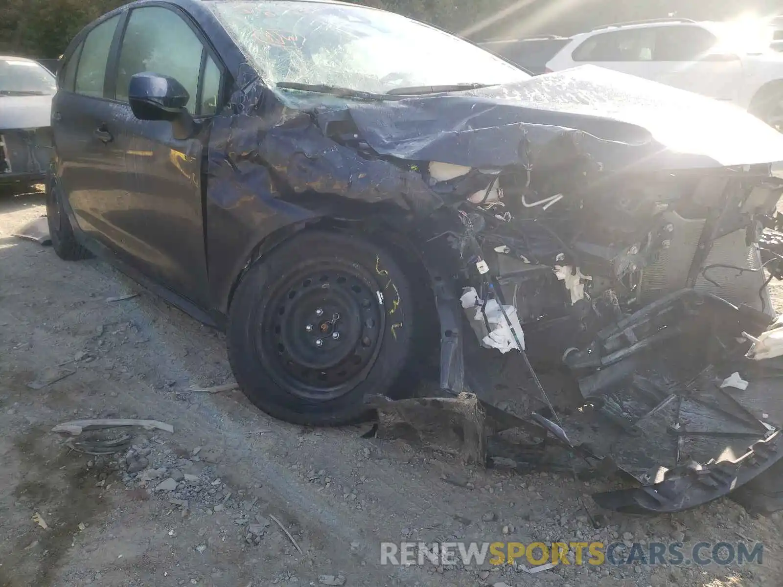 9 Photograph of a damaged car JTDEPMAE4MJ177766 TOYOTA COROLLA 2021