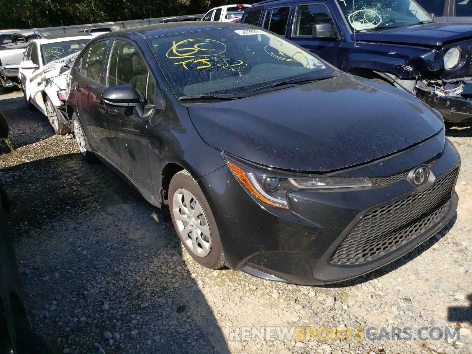 1 Photograph of a damaged car JTDEPMAE4MJ178819 TOYOTA COROLLA 2021