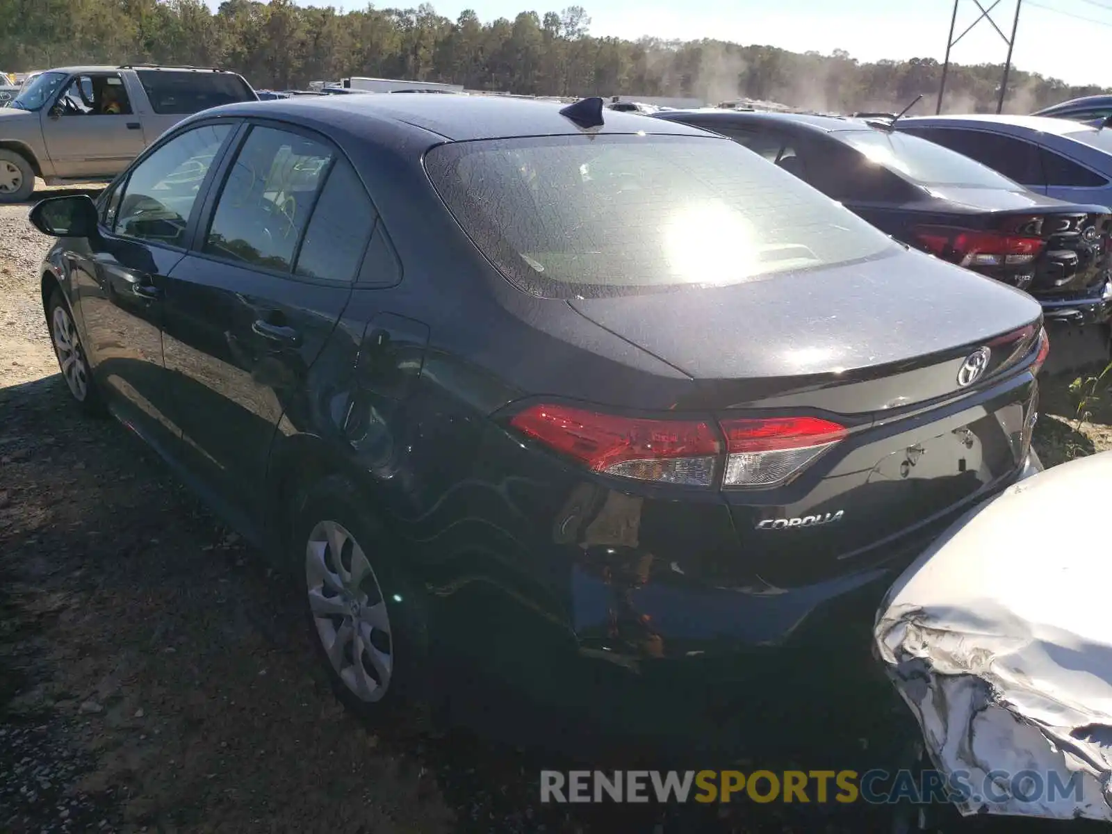 3 Photograph of a damaged car JTDEPMAE4MJ178819 TOYOTA COROLLA 2021