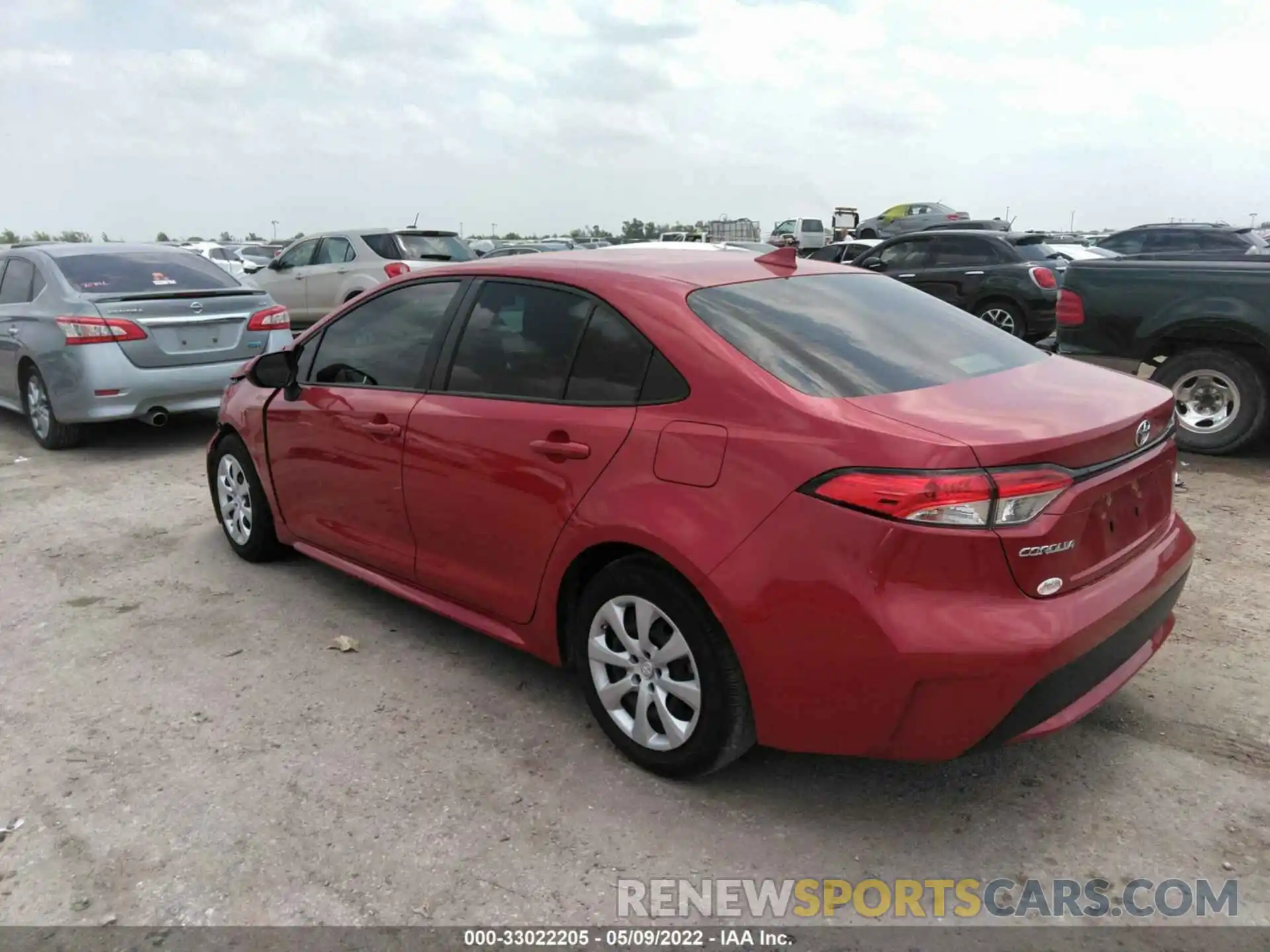 3 Photograph of a damaged car JTDEPMAE4MJ179291 TOYOTA COROLLA 2021