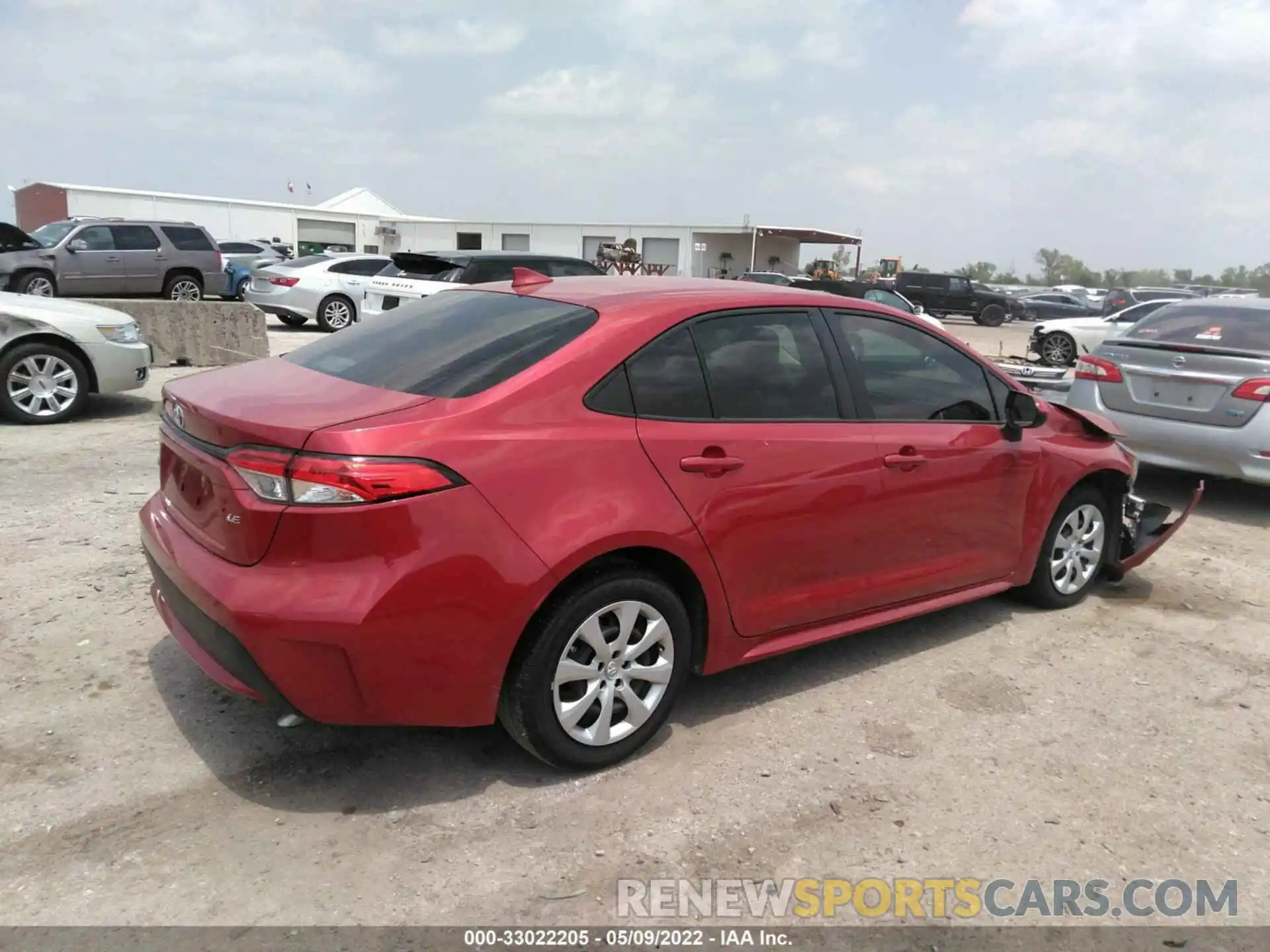 4 Photograph of a damaged car JTDEPMAE4MJ179291 TOYOTA COROLLA 2021