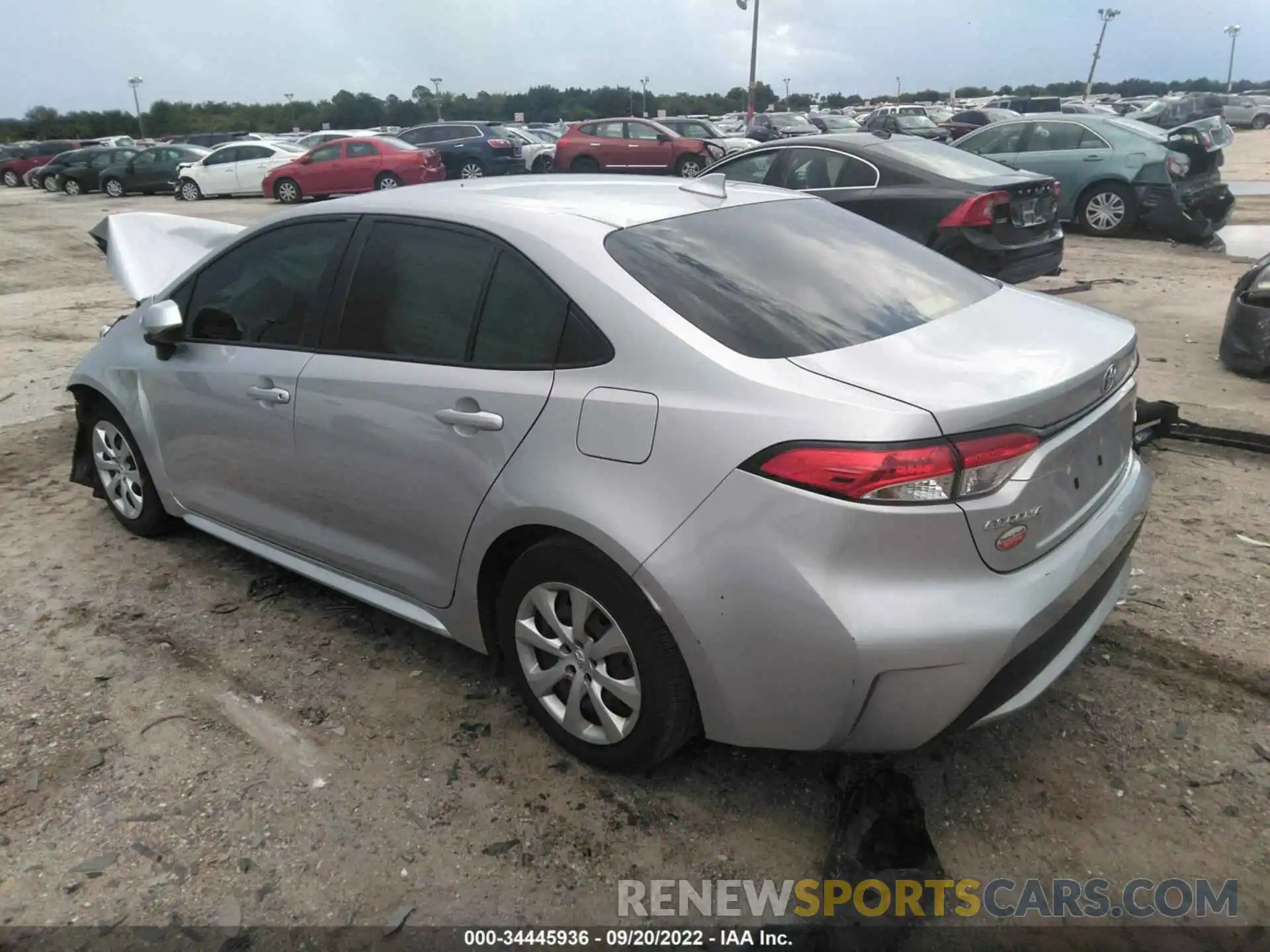 3 Photograph of a damaged car JTDEPMAE4MJ179629 TOYOTA COROLLA 2021