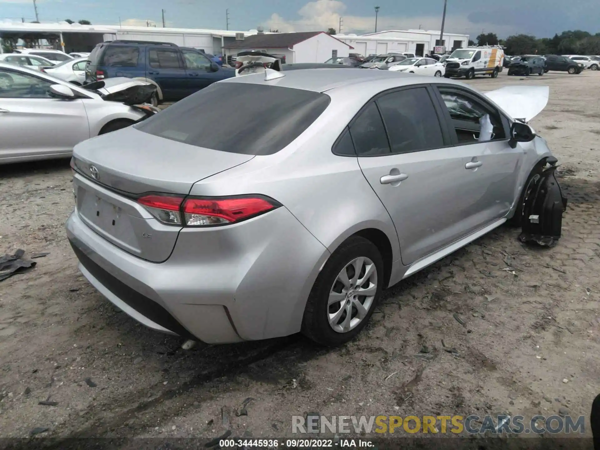 4 Photograph of a damaged car JTDEPMAE4MJ179629 TOYOTA COROLLA 2021