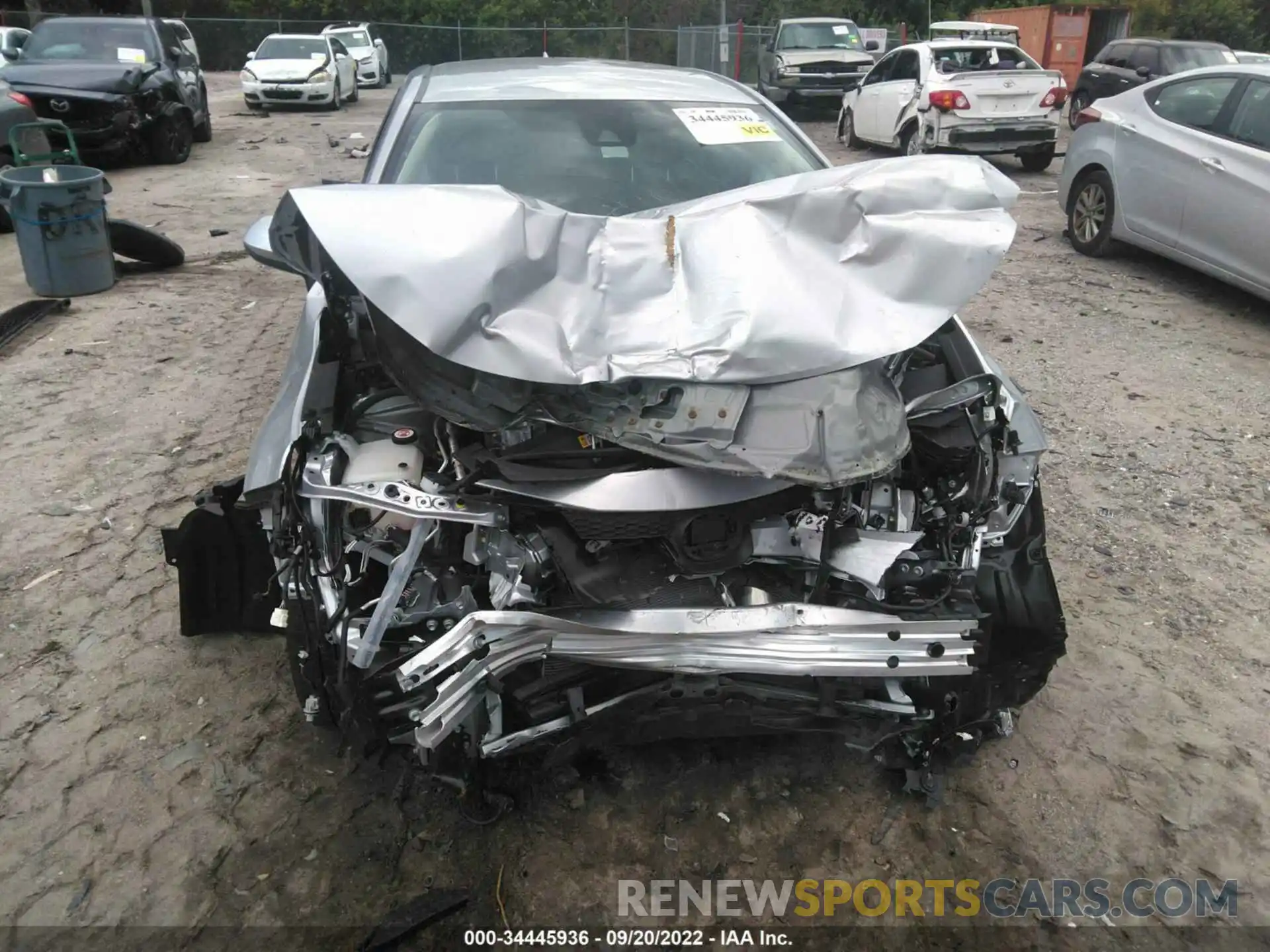 6 Photograph of a damaged car JTDEPMAE4MJ179629 TOYOTA COROLLA 2021