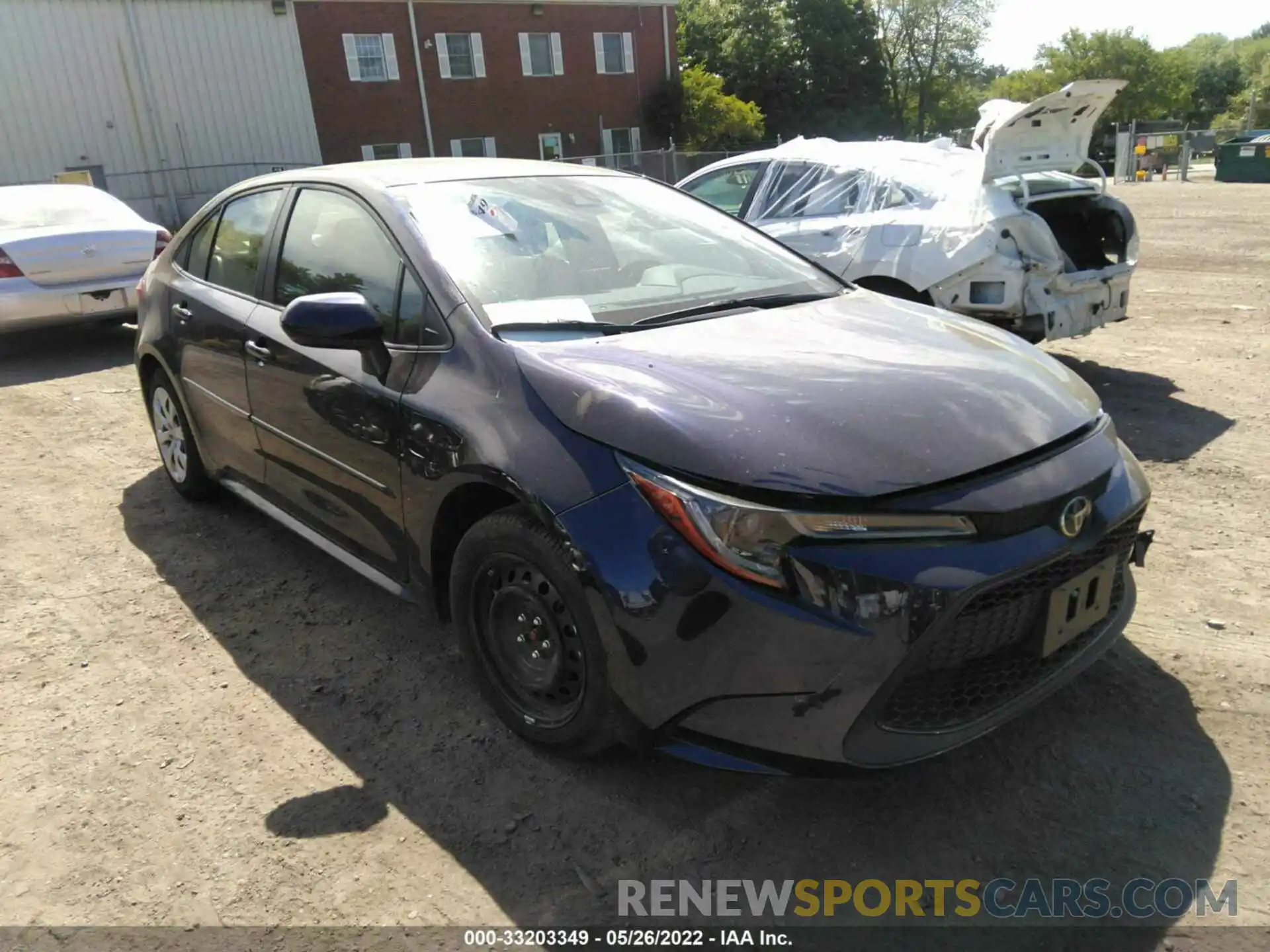 1 Photograph of a damaged car JTDEPMAE4MJ179775 TOYOTA COROLLA 2021