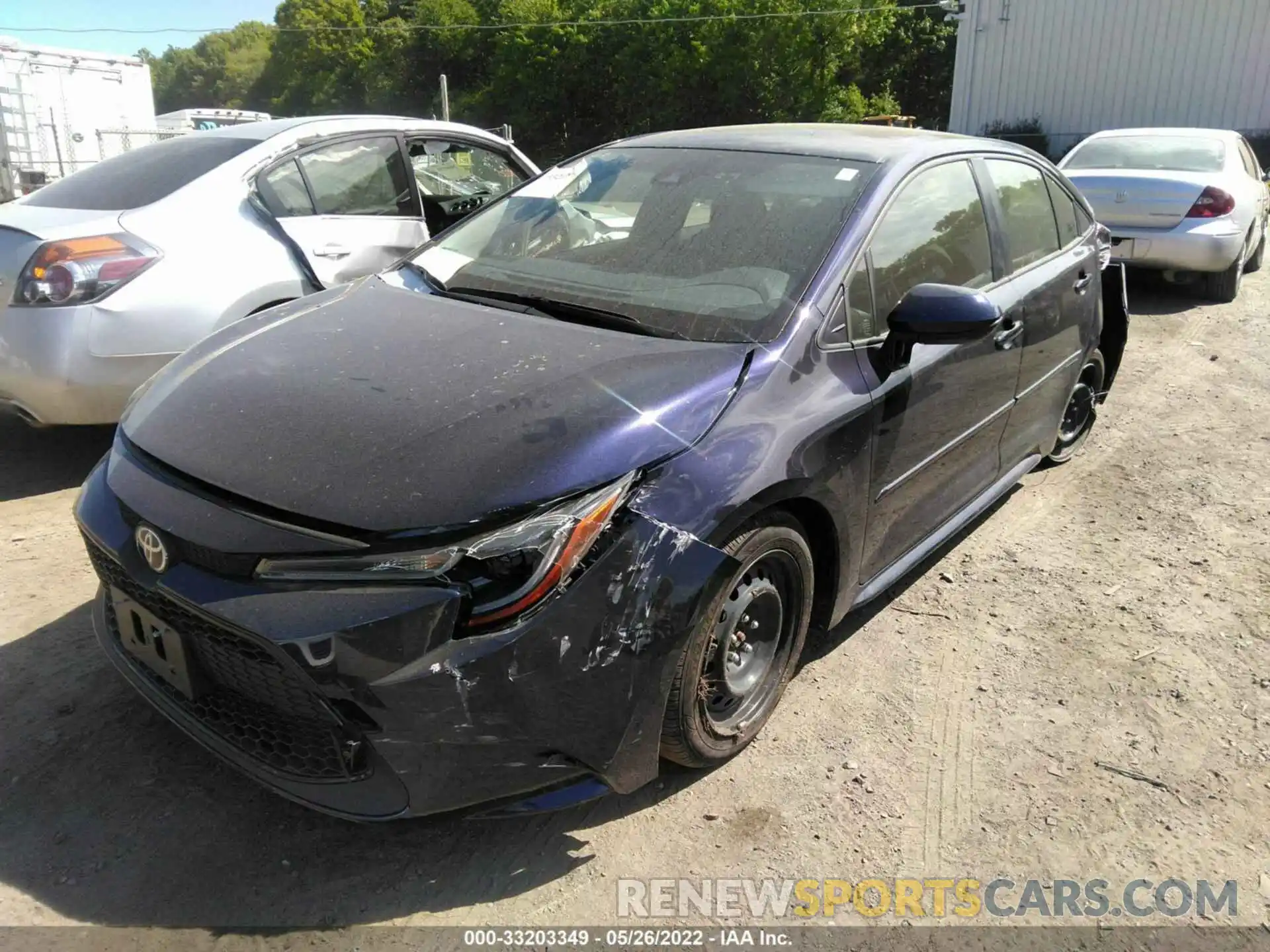 2 Photograph of a damaged car JTDEPMAE4MJ179775 TOYOTA COROLLA 2021