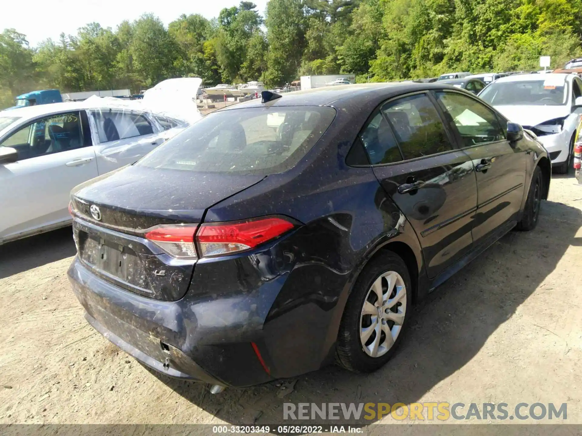 4 Photograph of a damaged car JTDEPMAE4MJ179775 TOYOTA COROLLA 2021