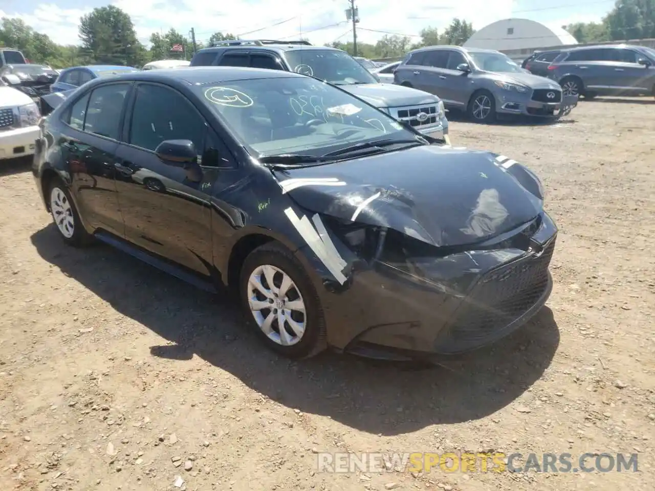 1 Photograph of a damaged car JTDEPMAE4MJ179873 TOYOTA COROLLA 2021