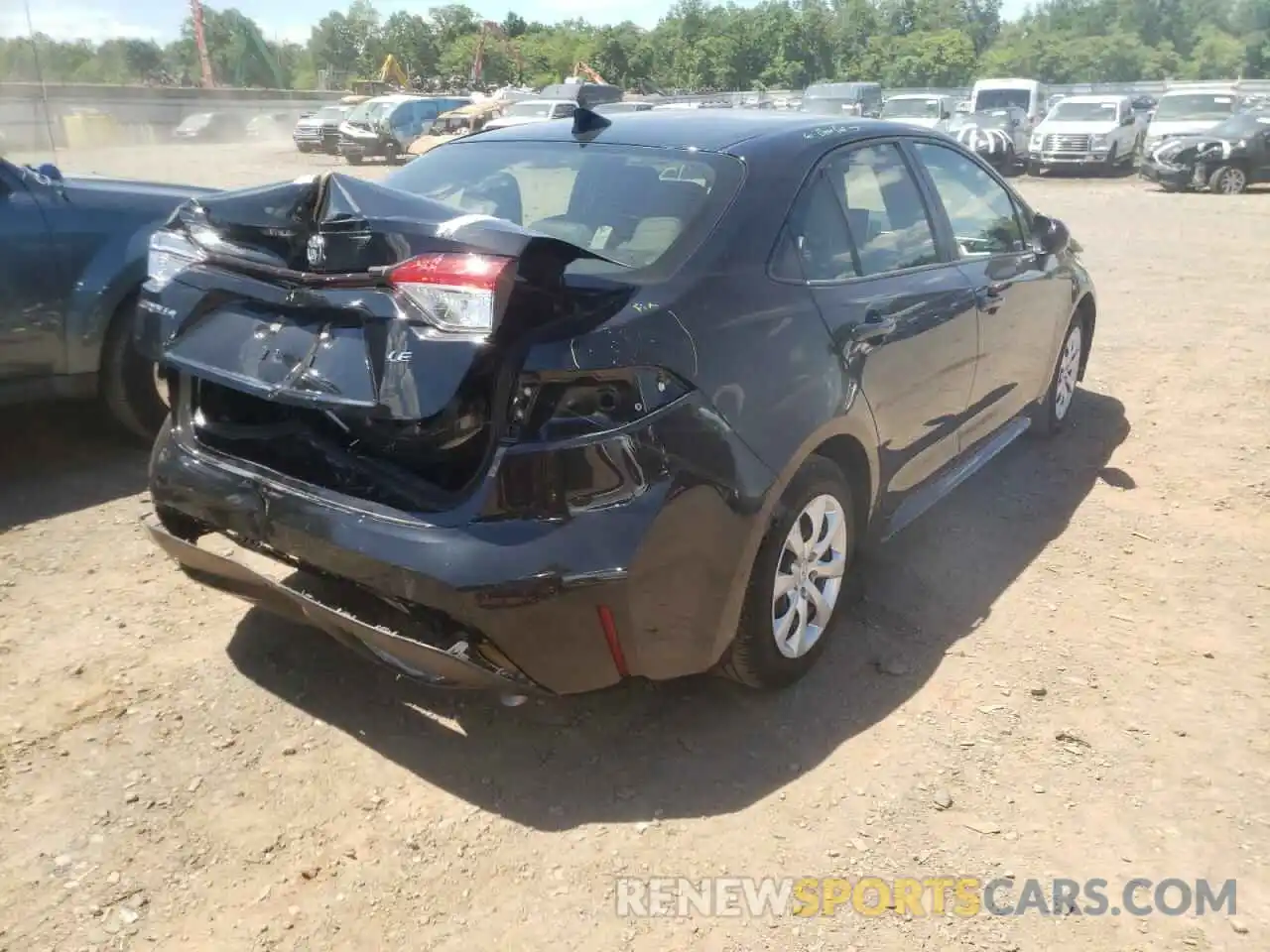 4 Photograph of a damaged car JTDEPMAE4MJ179873 TOYOTA COROLLA 2021