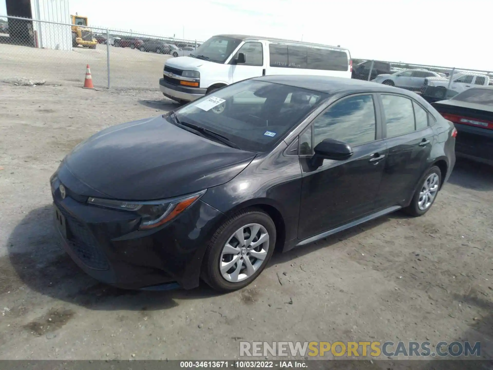 2 Photograph of a damaged car JTDEPMAE4MJ182918 TOYOTA COROLLA 2021