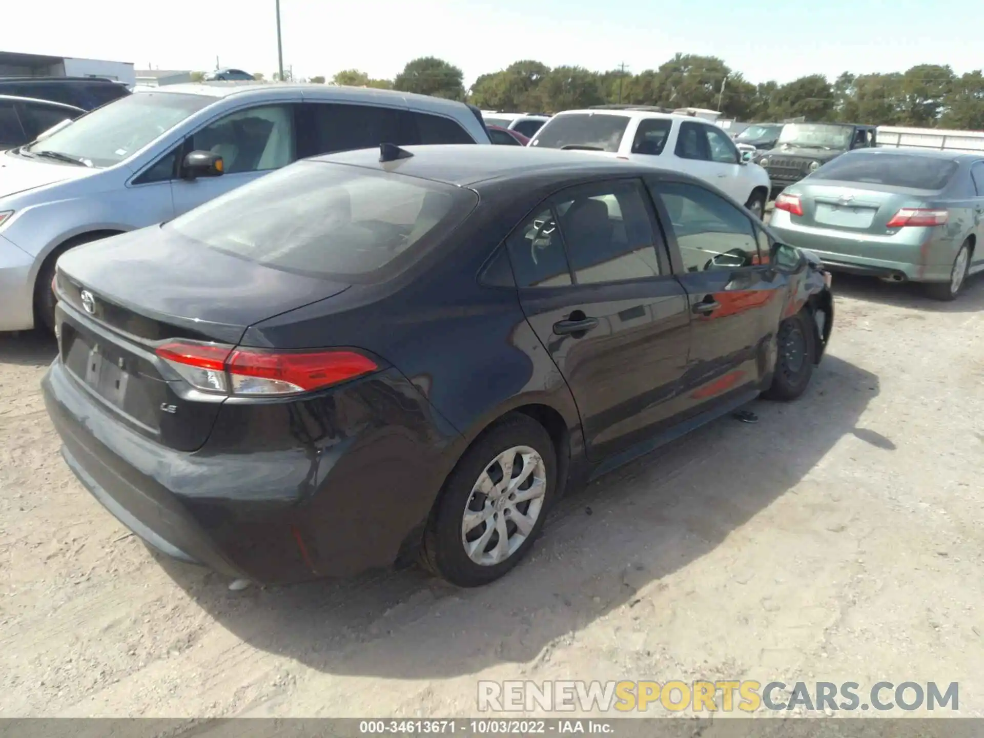 4 Photograph of a damaged car JTDEPMAE4MJ182918 TOYOTA COROLLA 2021