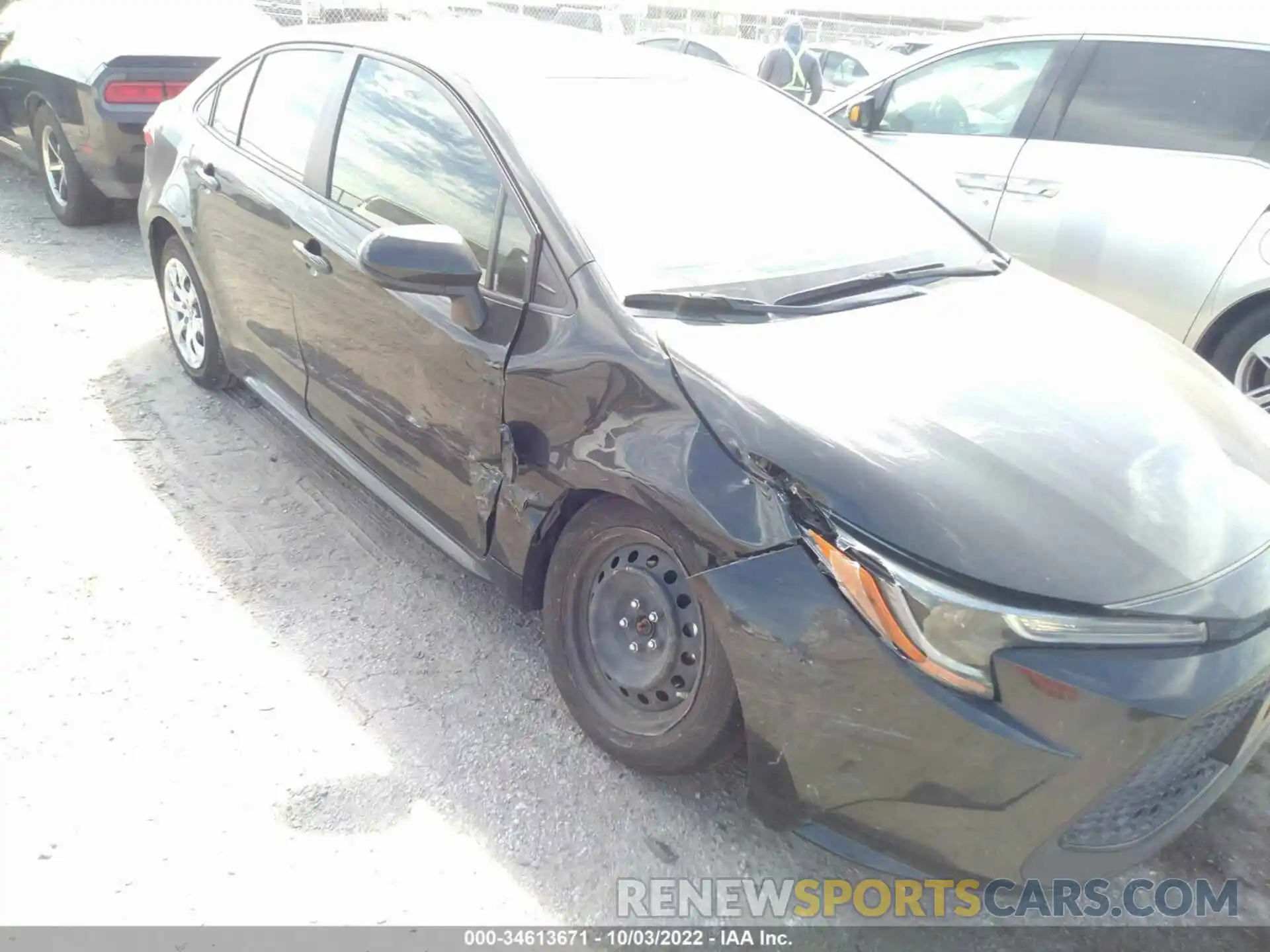 6 Photograph of a damaged car JTDEPMAE4MJ182918 TOYOTA COROLLA 2021