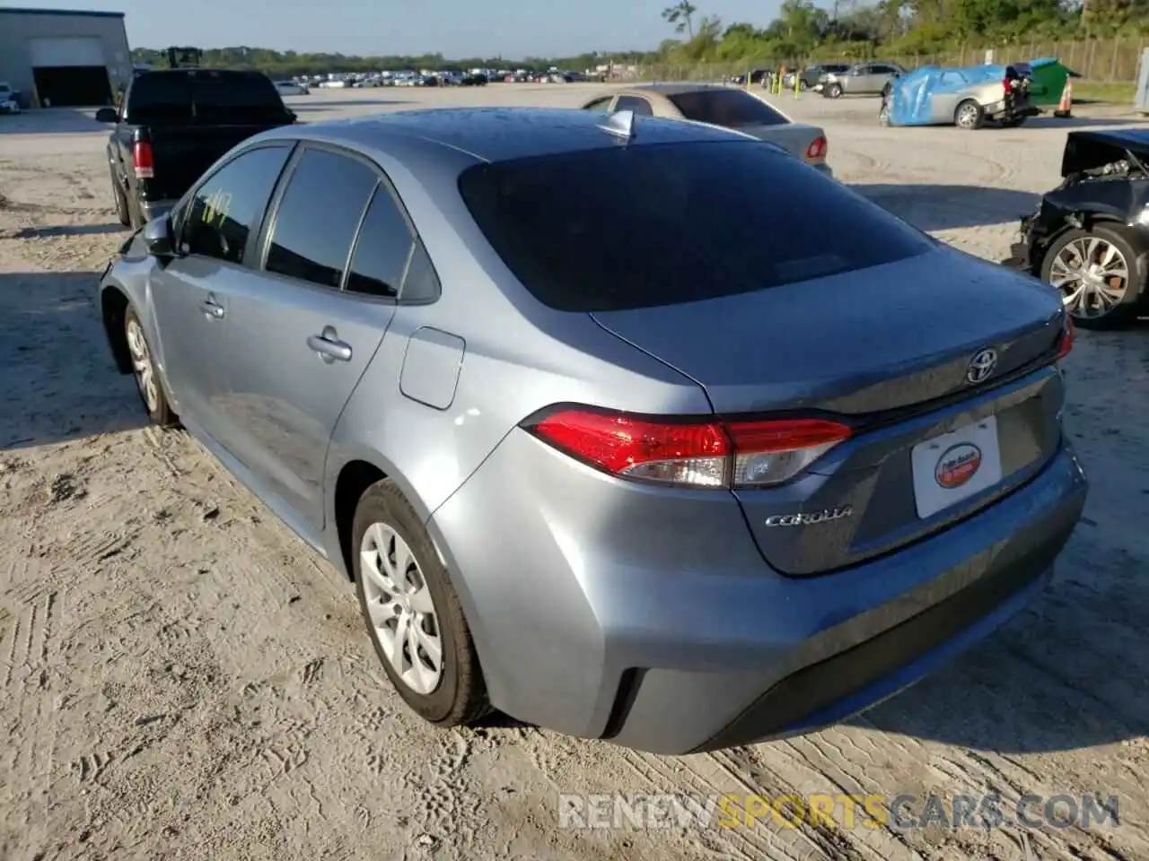 3 Photograph of a damaged car JTDEPMAE4MJ184135 TOYOTA COROLLA 2021