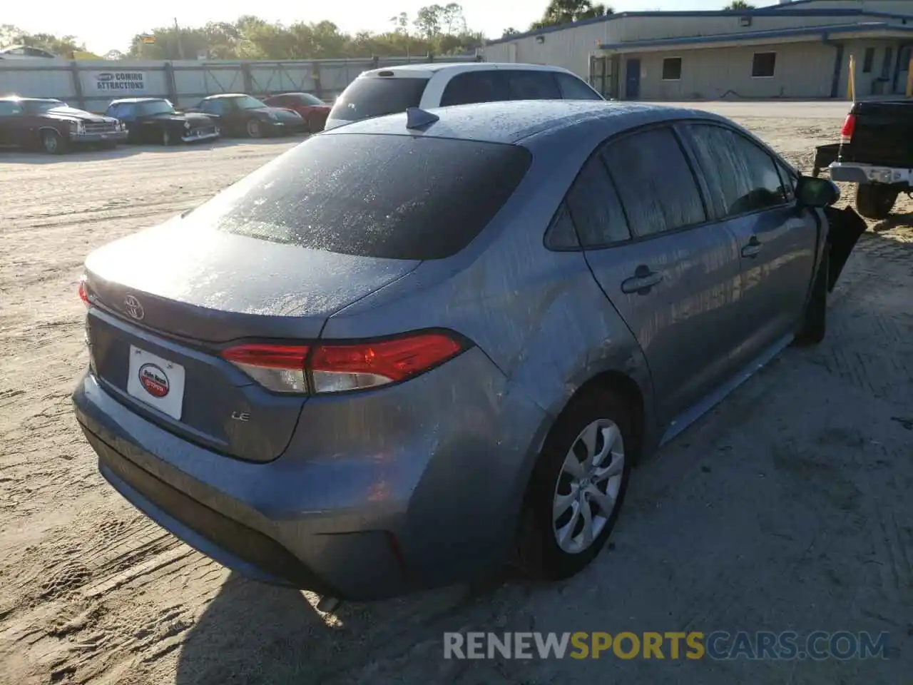 4 Photograph of a damaged car JTDEPMAE4MJ184135 TOYOTA COROLLA 2021