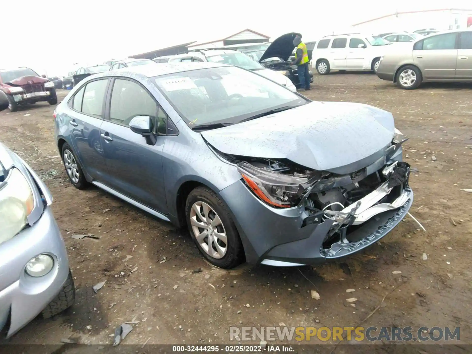 1 Photograph of a damaged car JTDEPMAE4MJ184541 TOYOTA COROLLA 2021