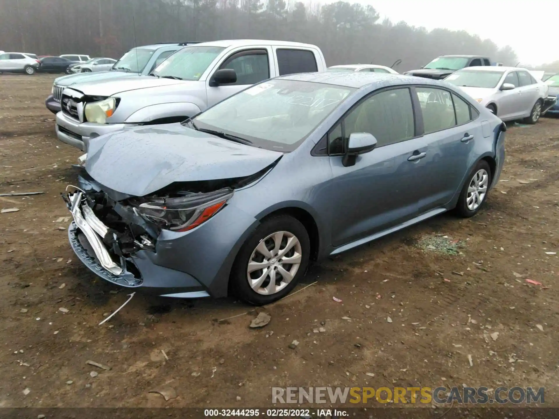 2 Photograph of a damaged car JTDEPMAE4MJ184541 TOYOTA COROLLA 2021