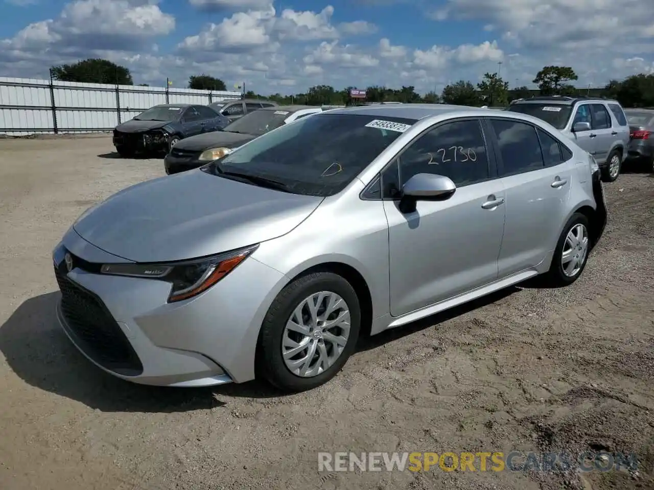 2 Photograph of a damaged car JTDEPMAE4MJ187035 TOYOTA COROLLA 2021