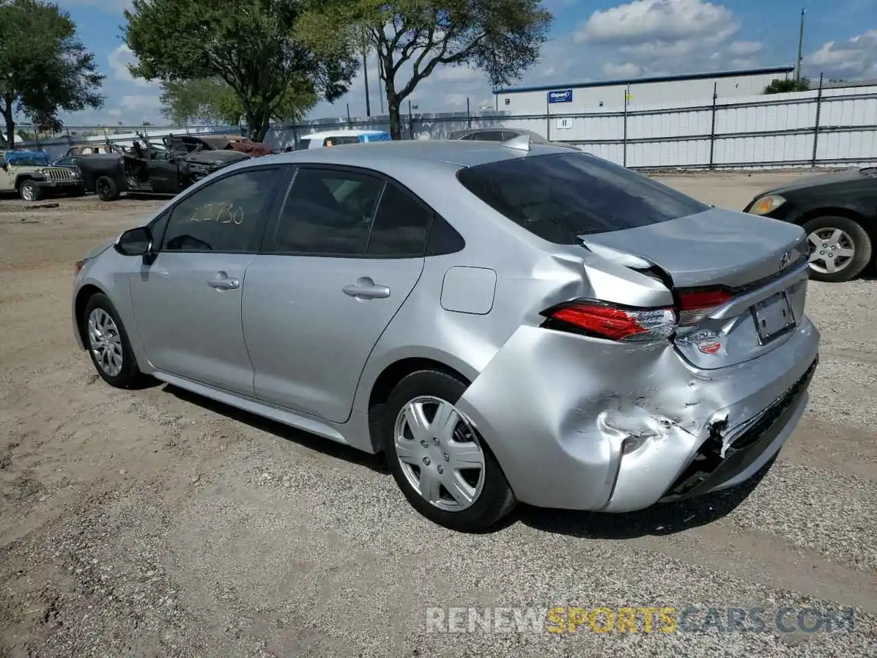 3 Photograph of a damaged car JTDEPMAE4MJ187035 TOYOTA COROLLA 2021