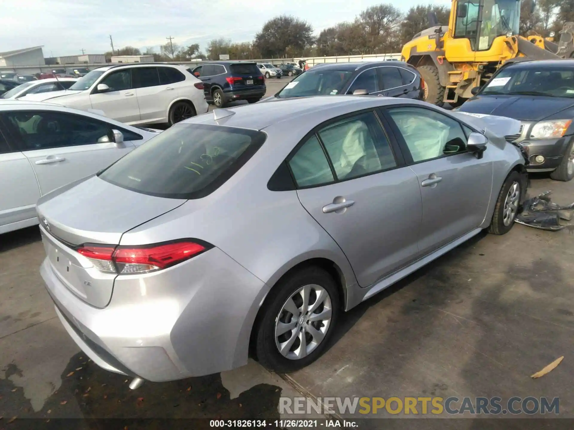 4 Photograph of a damaged car JTDEPMAE4MJ188315 TOYOTA COROLLA 2021