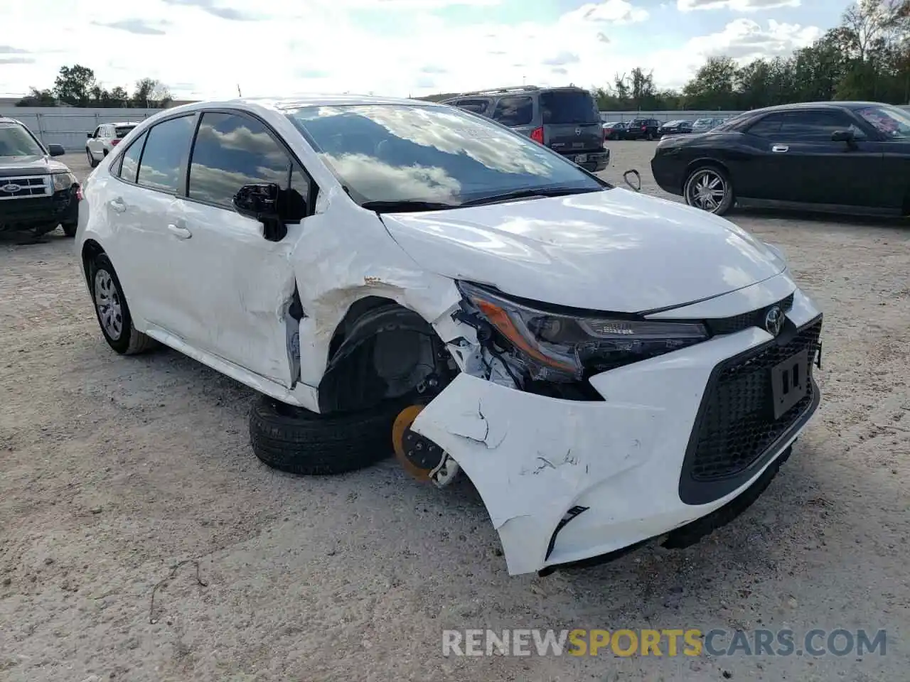 1 Photograph of a damaged car JTDEPMAE4MJ189710 TOYOTA COROLLA 2021