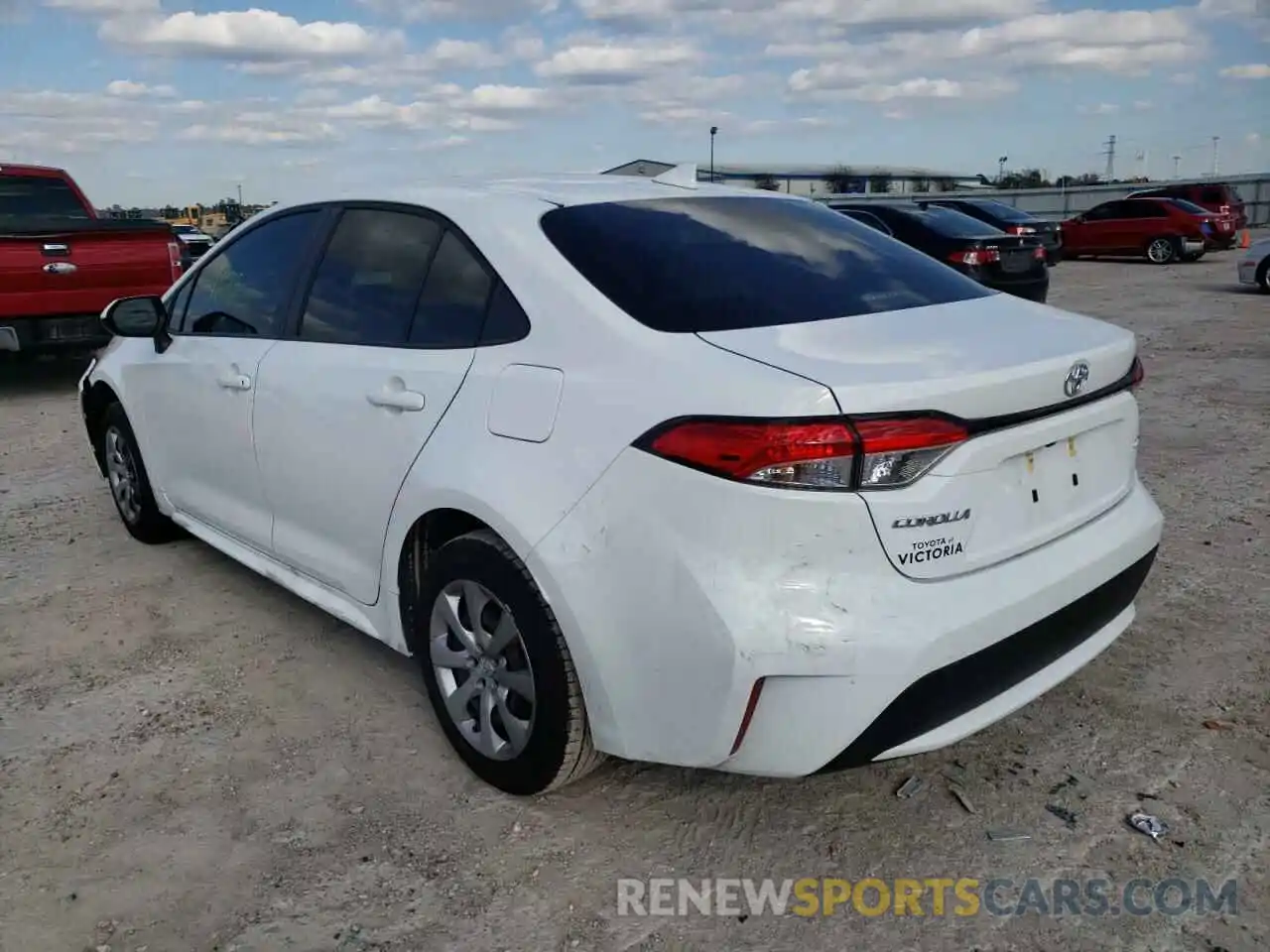 3 Photograph of a damaged car JTDEPMAE4MJ189710 TOYOTA COROLLA 2021