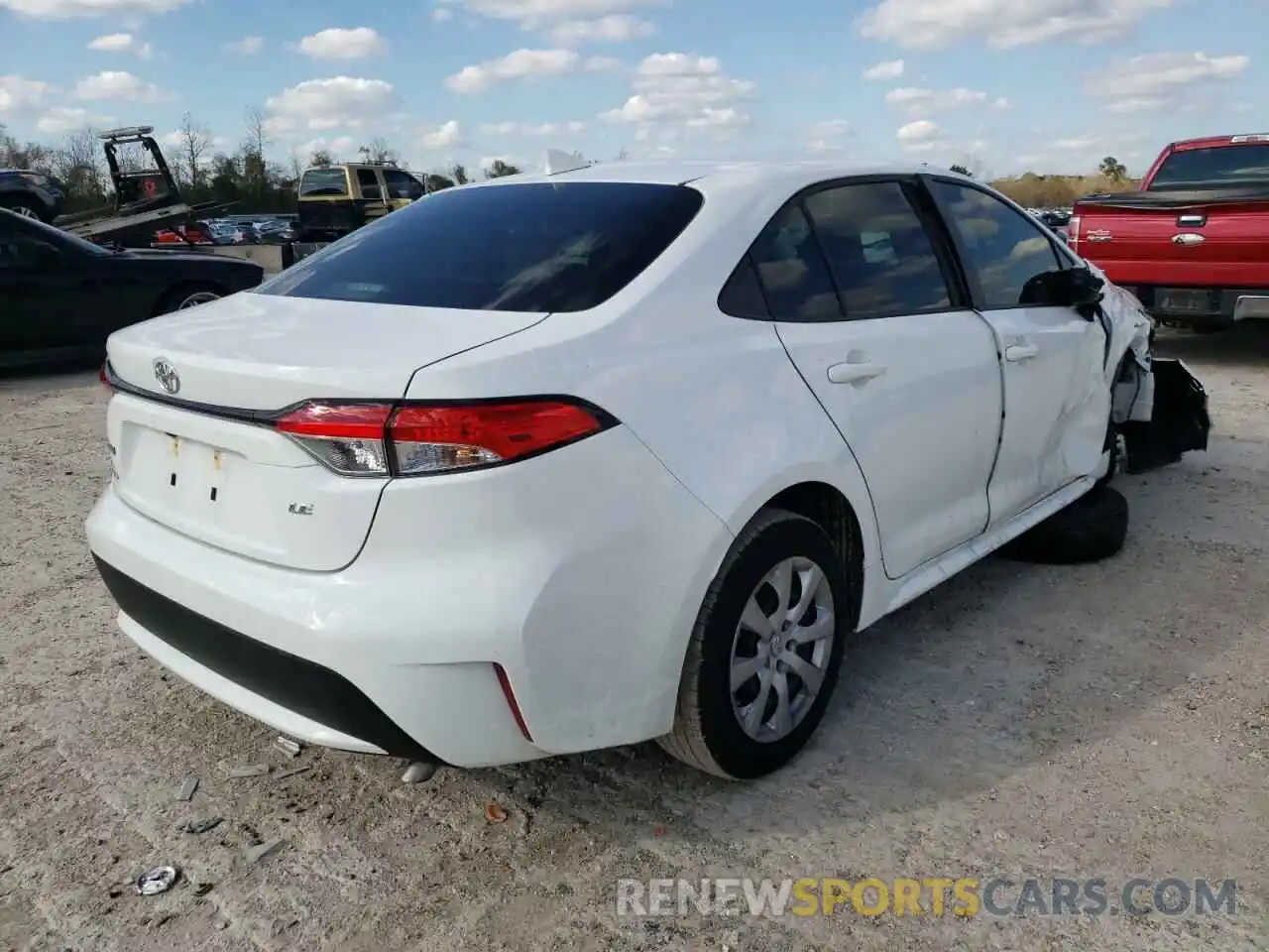 4 Photograph of a damaged car JTDEPMAE4MJ189710 TOYOTA COROLLA 2021