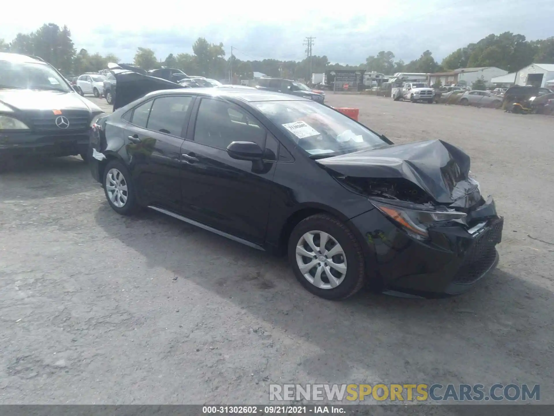 1 Photograph of a damaged car JTDEPMAE4MJ189738 TOYOTA COROLLA 2021