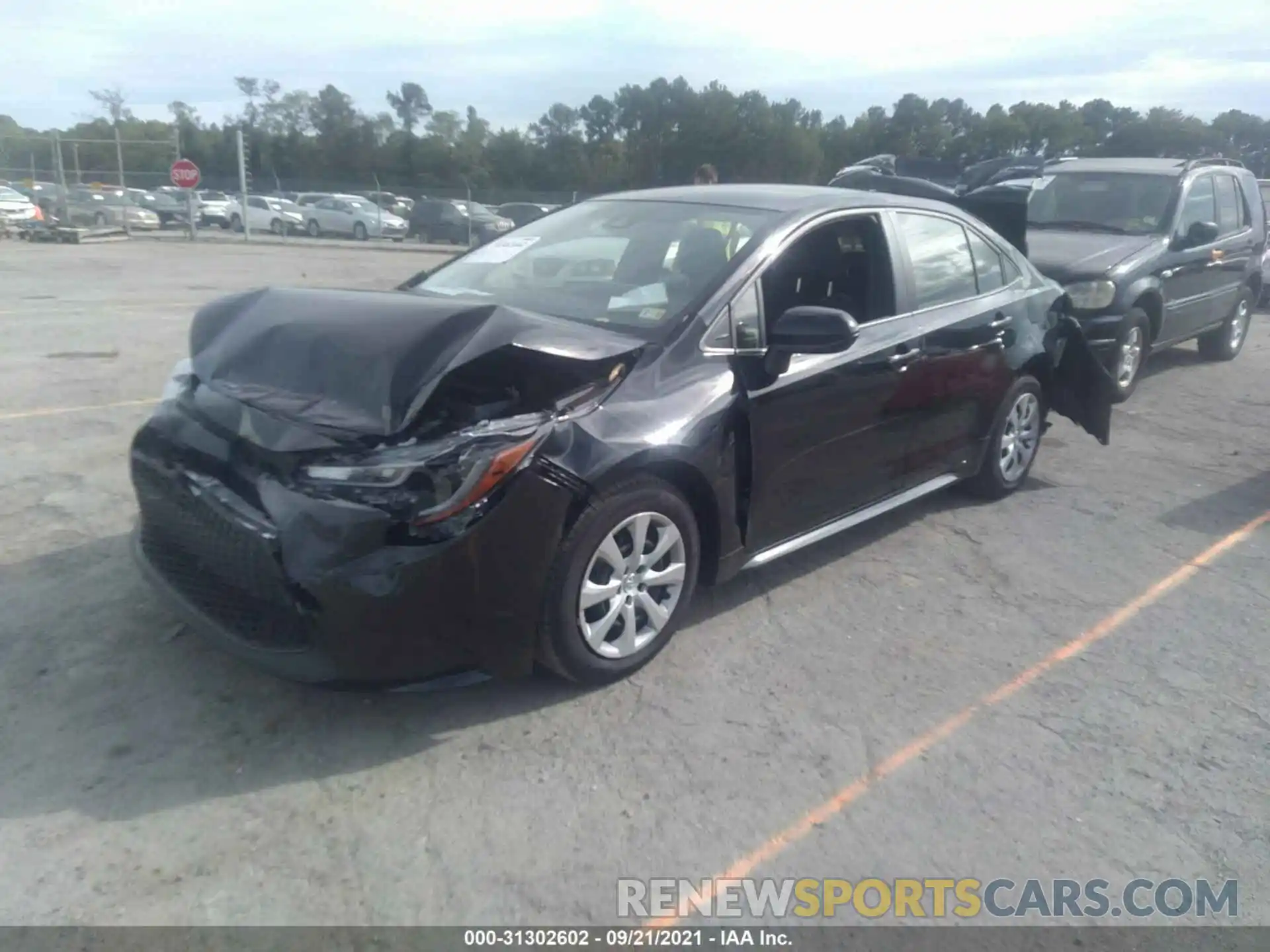 2 Photograph of a damaged car JTDEPMAE4MJ189738 TOYOTA COROLLA 2021