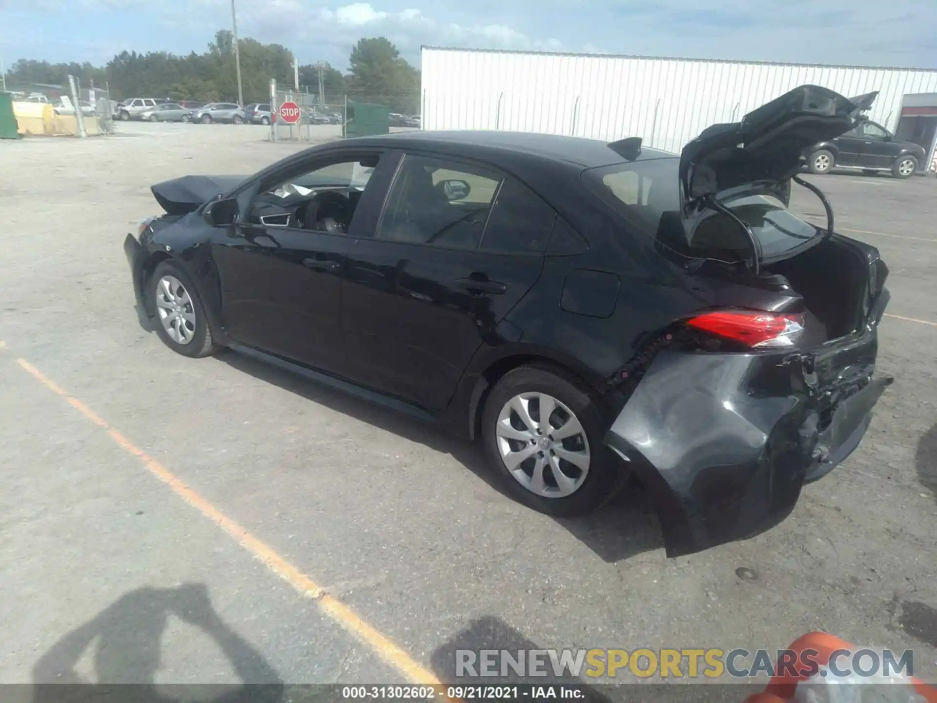 3 Photograph of a damaged car JTDEPMAE4MJ189738 TOYOTA COROLLA 2021