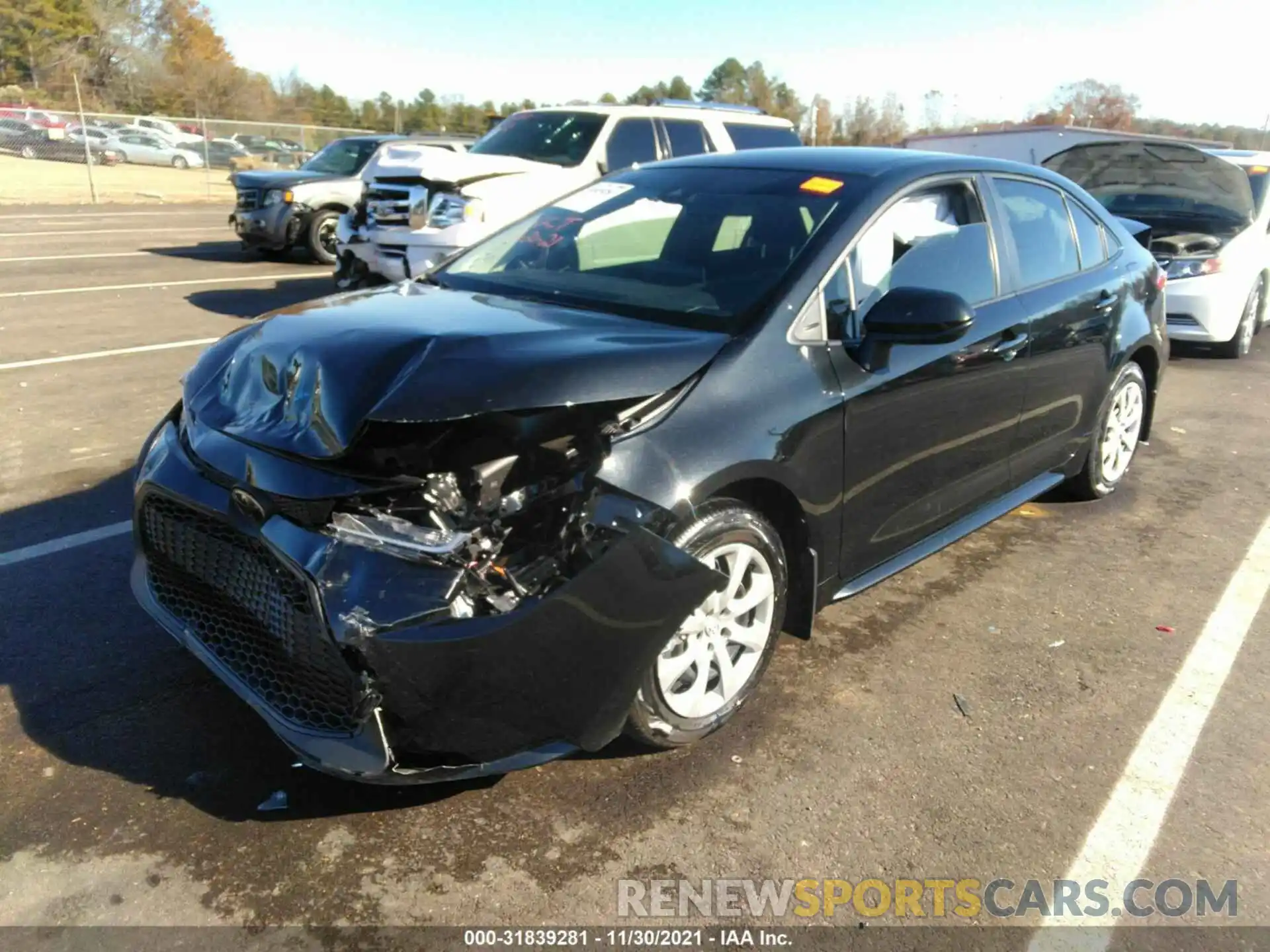 2 Photograph of a damaged car JTDEPMAE5MJ118001 TOYOTA COROLLA 2021