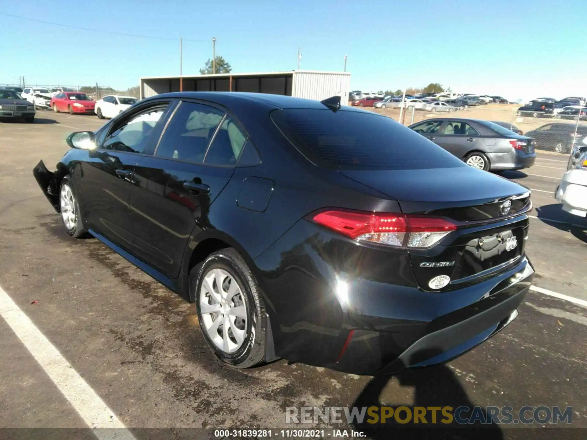 3 Photograph of a damaged car JTDEPMAE5MJ118001 TOYOTA COROLLA 2021