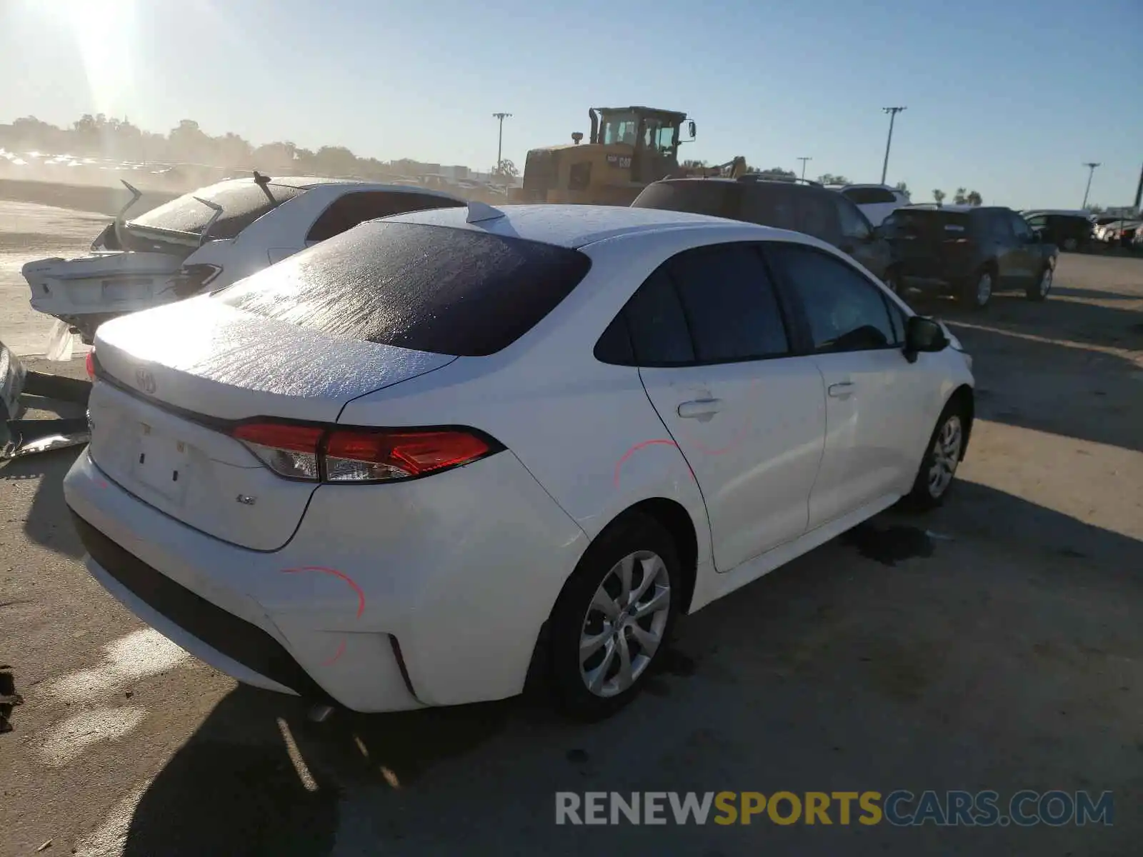 4 Photograph of a damaged car JTDEPMAE5MJ118208 TOYOTA COROLLA 2021