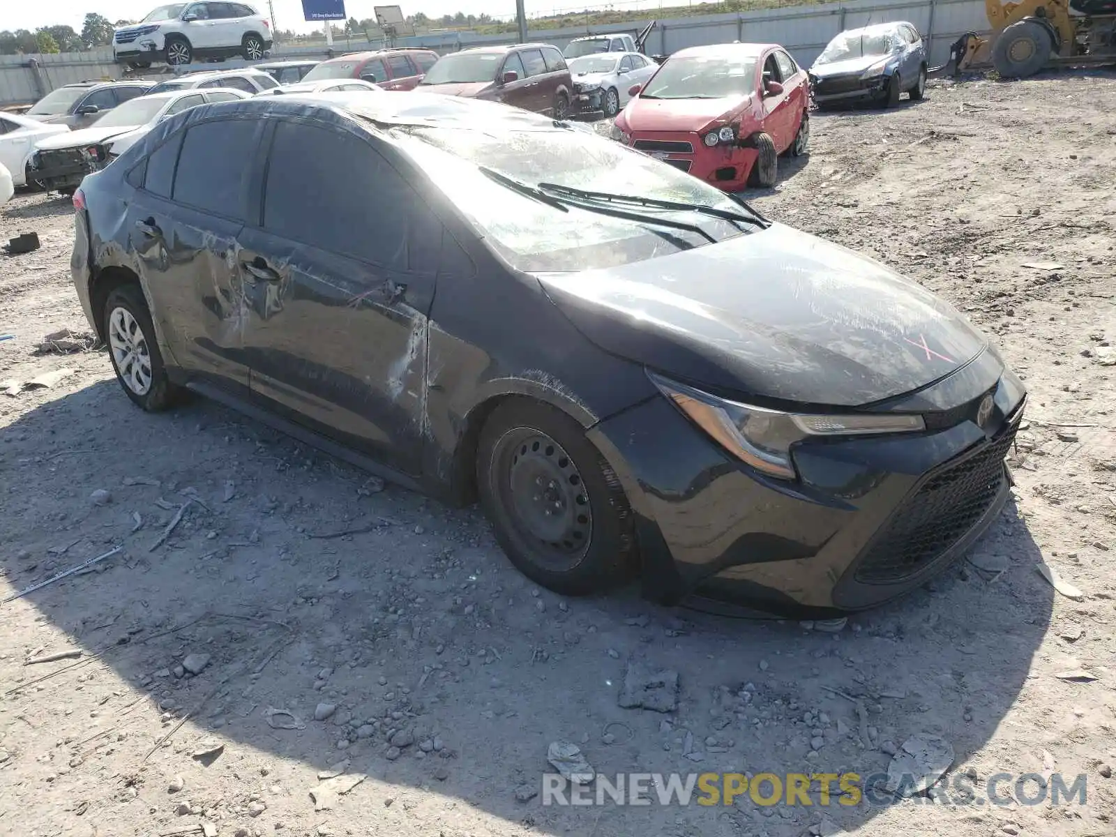 1 Photograph of a damaged car JTDEPMAE5MJ118497 TOYOTA COROLLA 2021