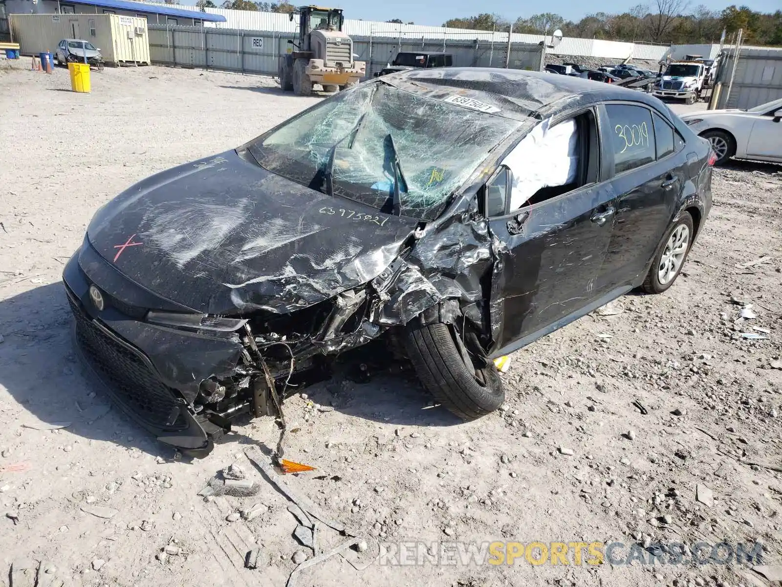 2 Photograph of a damaged car JTDEPMAE5MJ118497 TOYOTA COROLLA 2021