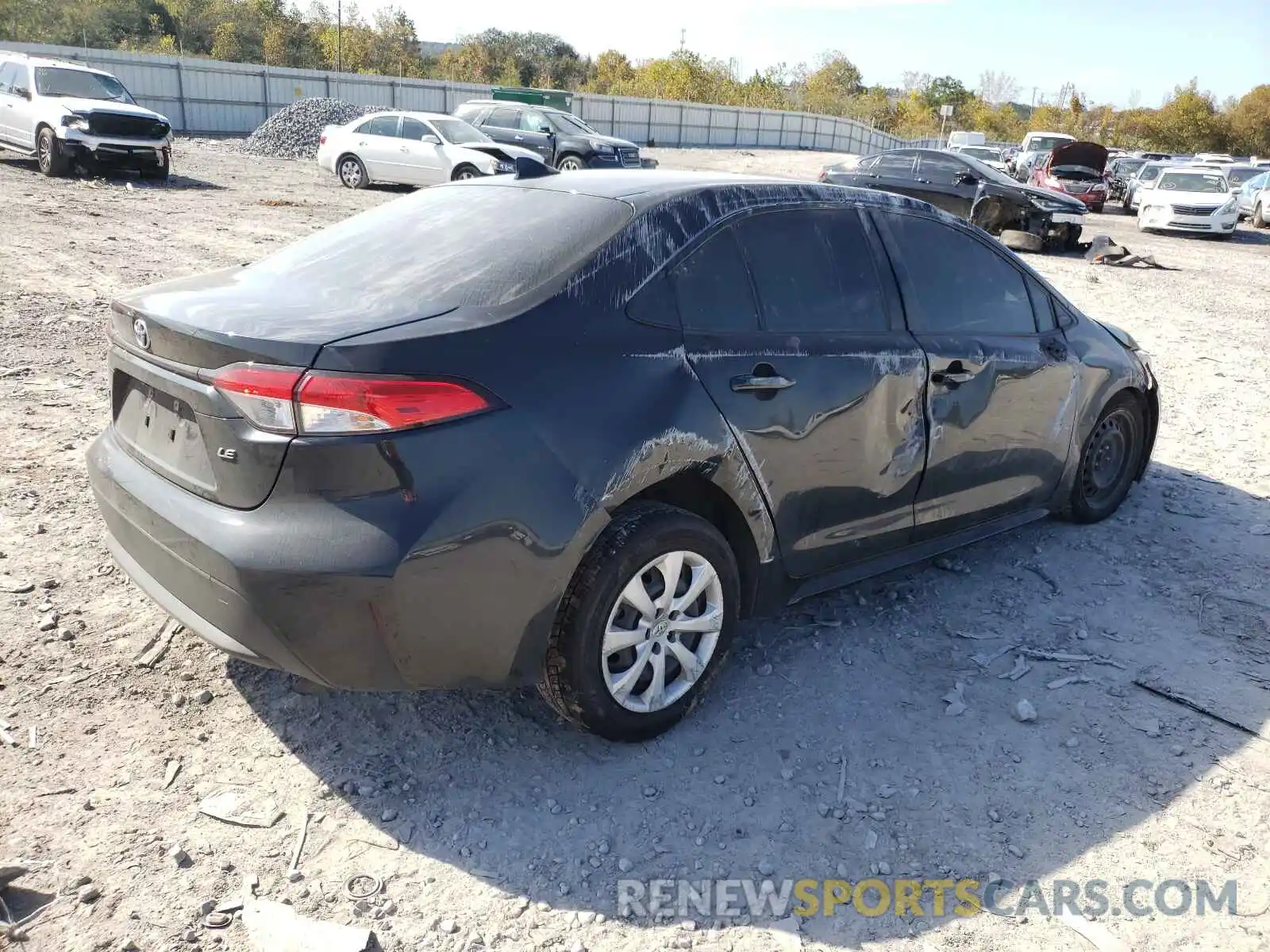 4 Photograph of a damaged car JTDEPMAE5MJ118497 TOYOTA COROLLA 2021