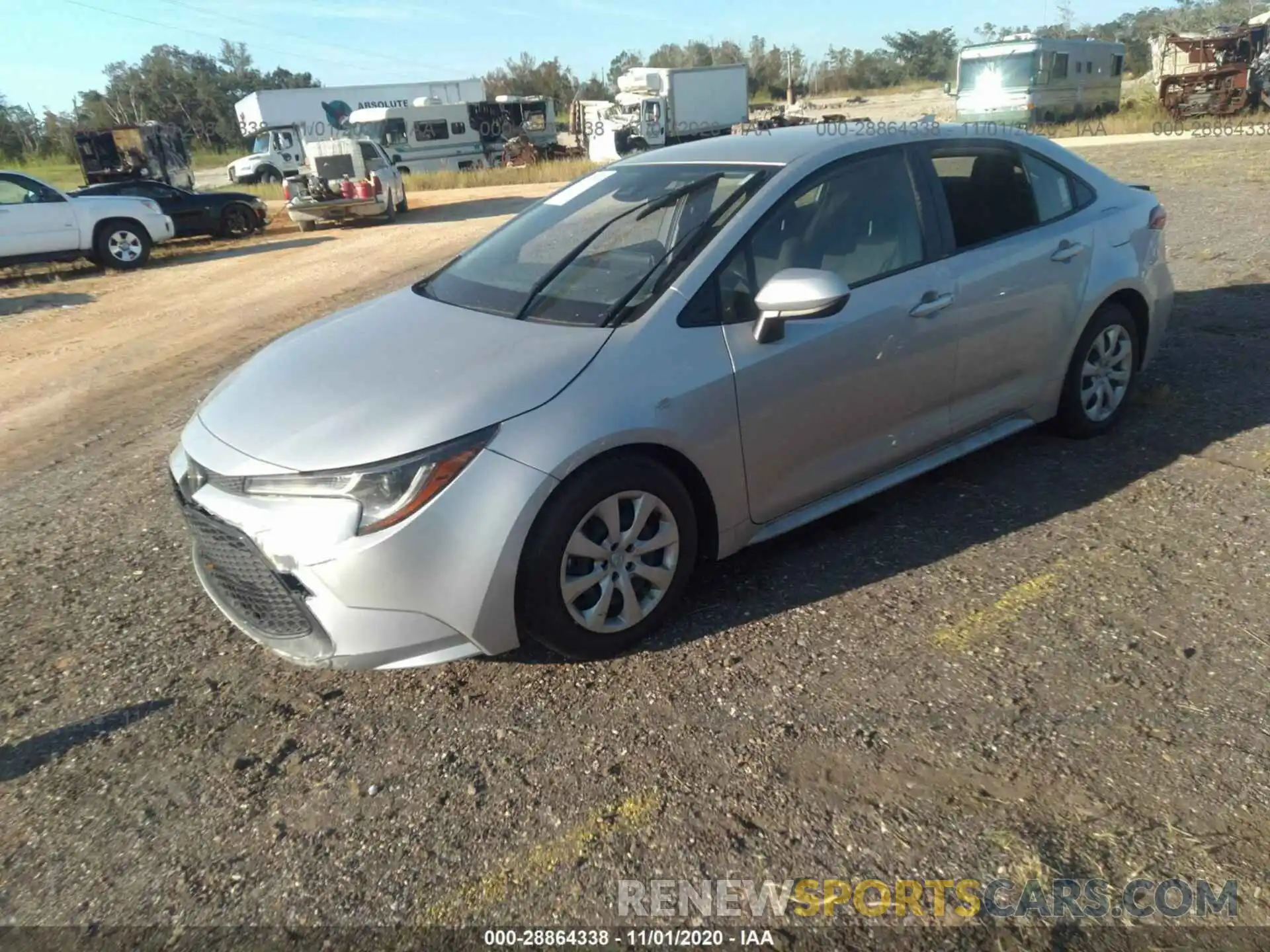 2 Photograph of a damaged car JTDEPMAE5MJ119259 TOYOTA COROLLA 2021