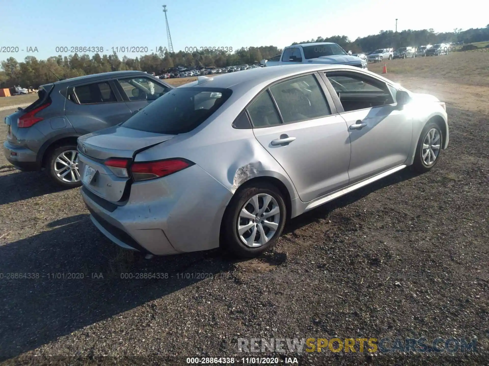 4 Photograph of a damaged car JTDEPMAE5MJ119259 TOYOTA COROLLA 2021