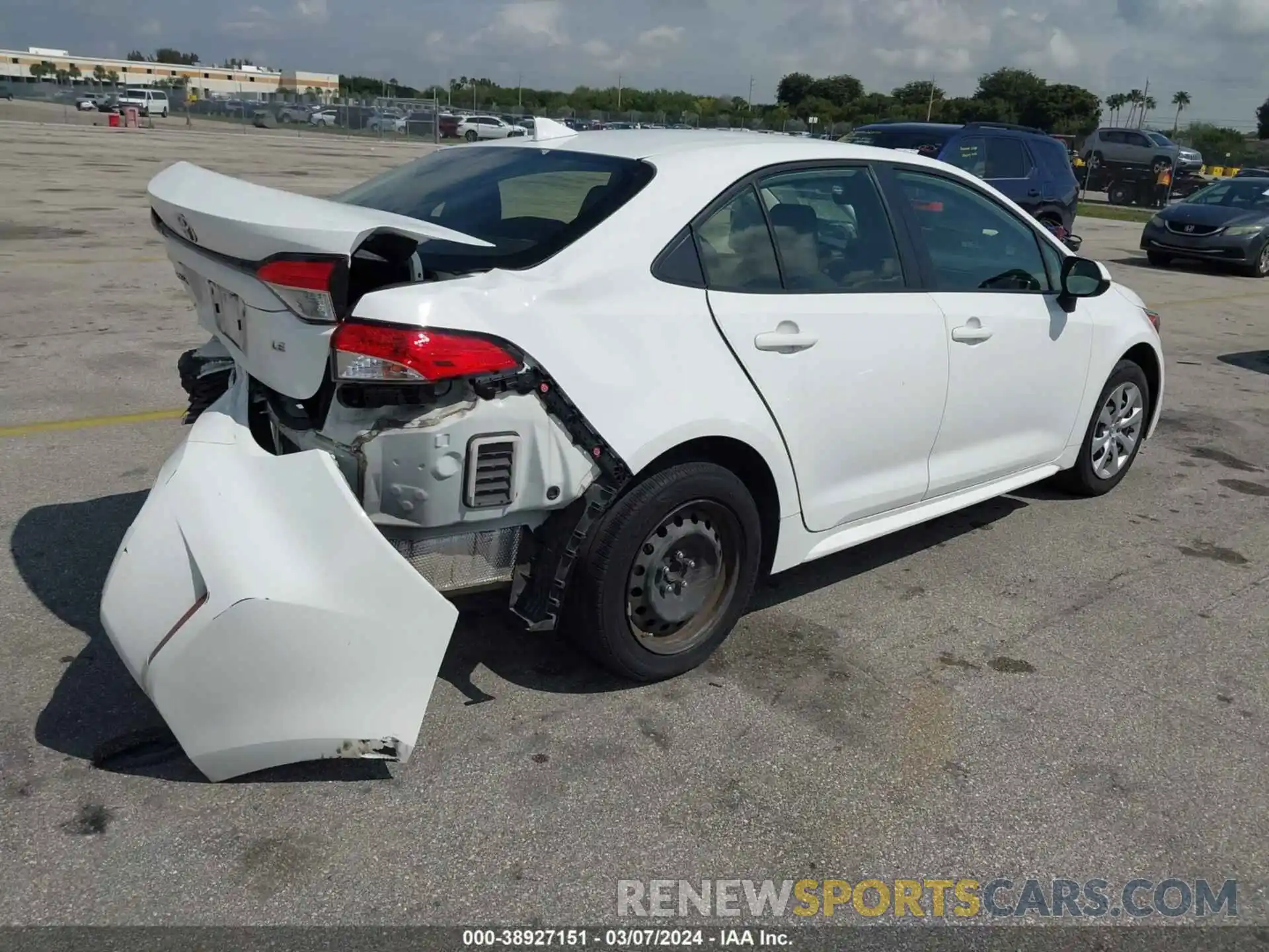 4 Фотография поврежденного автомобиля JTDEPMAE5MJ119276 TOYOTA COROLLA 2021
