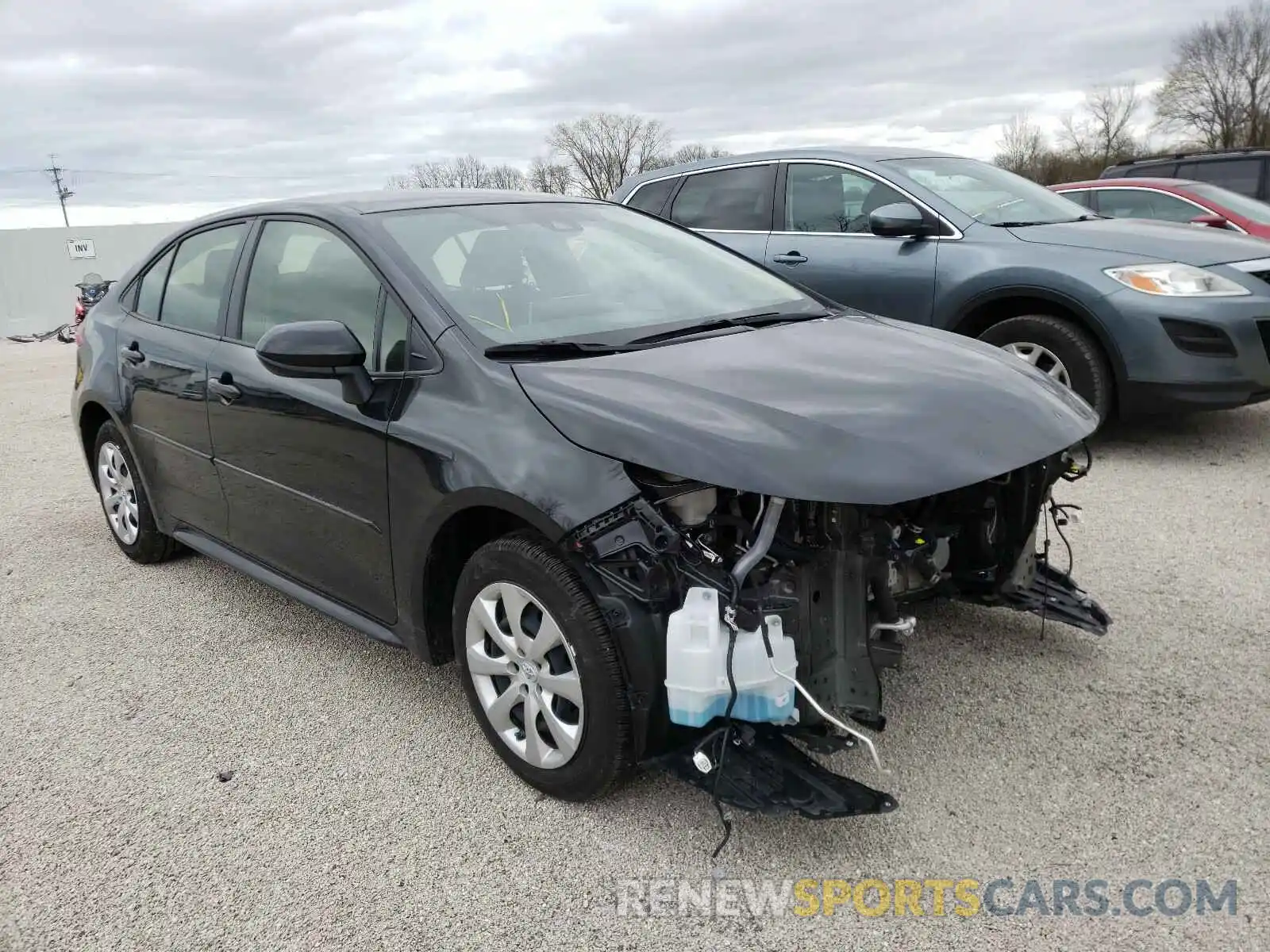 1 Photograph of a damaged car JTDEPMAE5MJ119701 TOYOTA COROLLA 2021