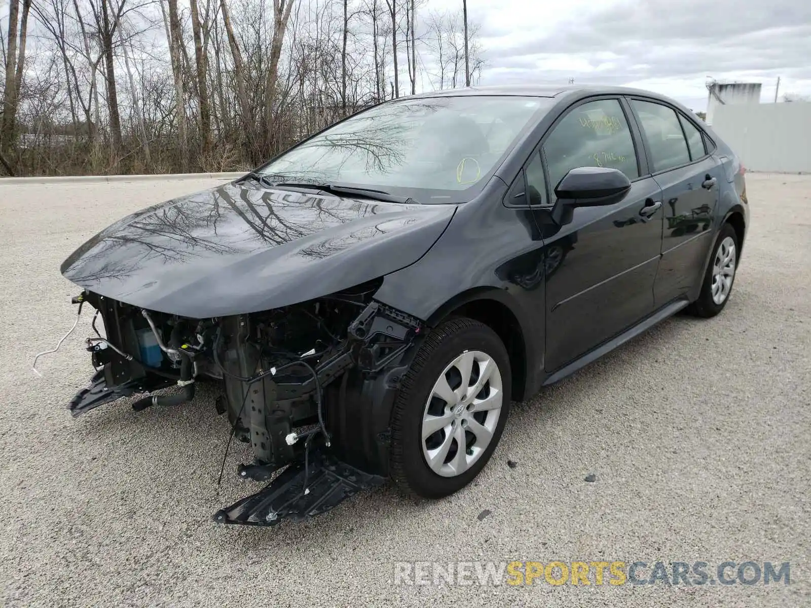 2 Photograph of a damaged car JTDEPMAE5MJ119701 TOYOTA COROLLA 2021