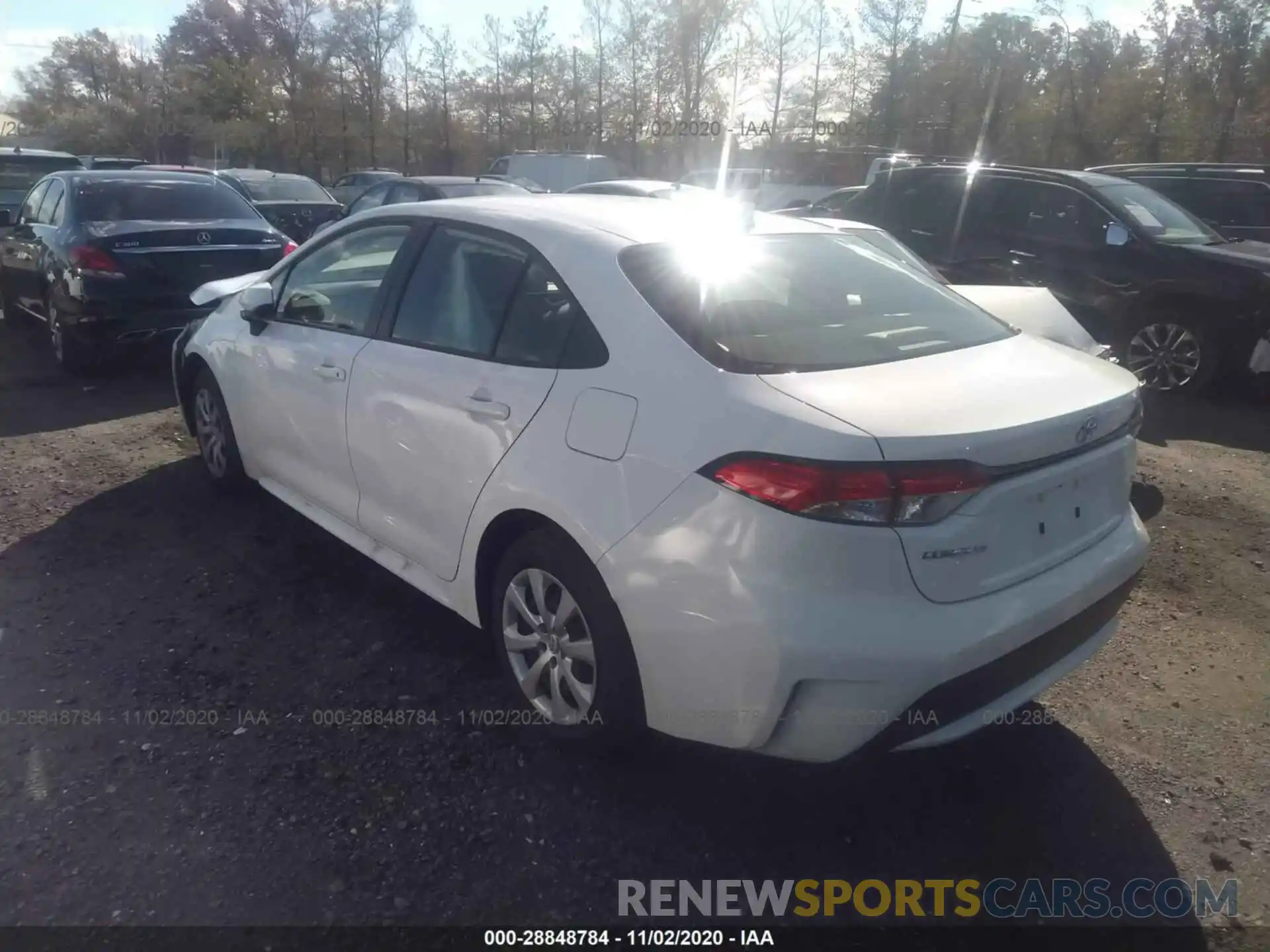 3 Photograph of a damaged car JTDEPMAE5MJ120475 TOYOTA COROLLA 2021