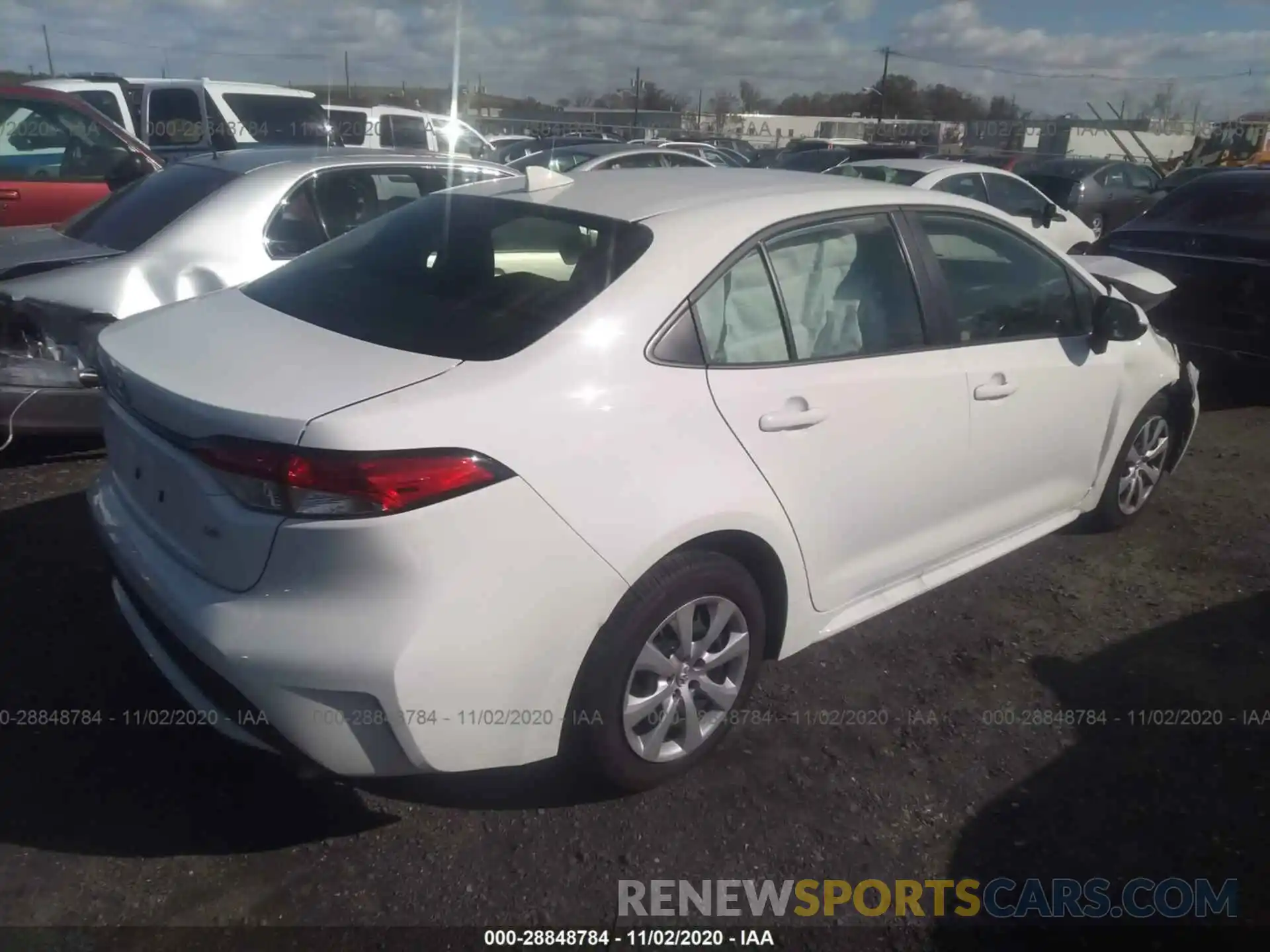 4 Photograph of a damaged car JTDEPMAE5MJ120475 TOYOTA COROLLA 2021