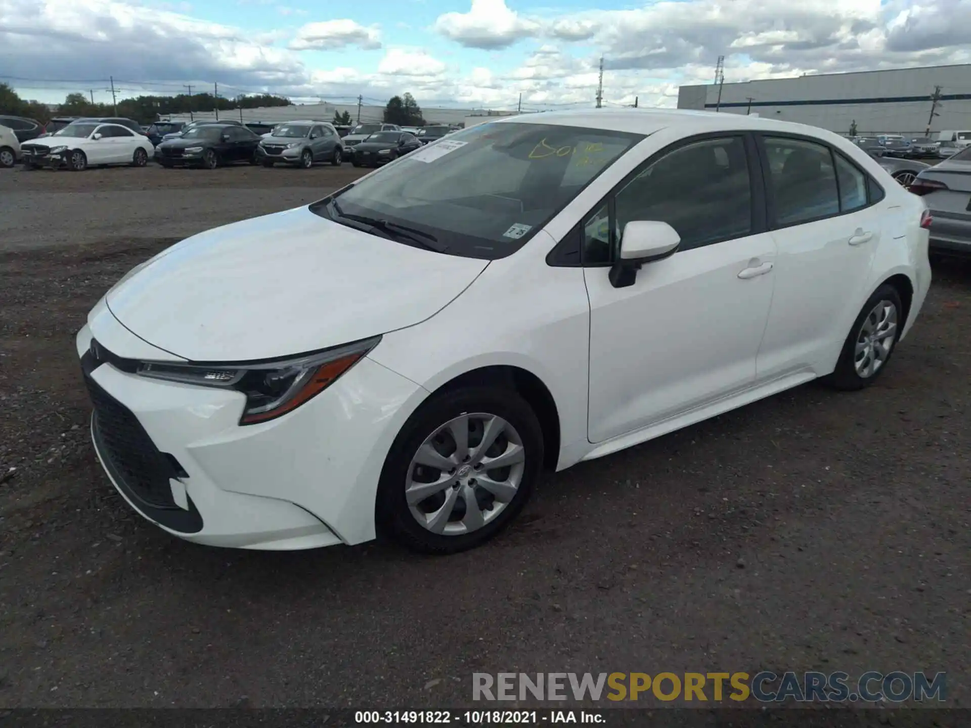 2 Photograph of a damaged car JTDEPMAE5MJ120492 TOYOTA COROLLA 2021