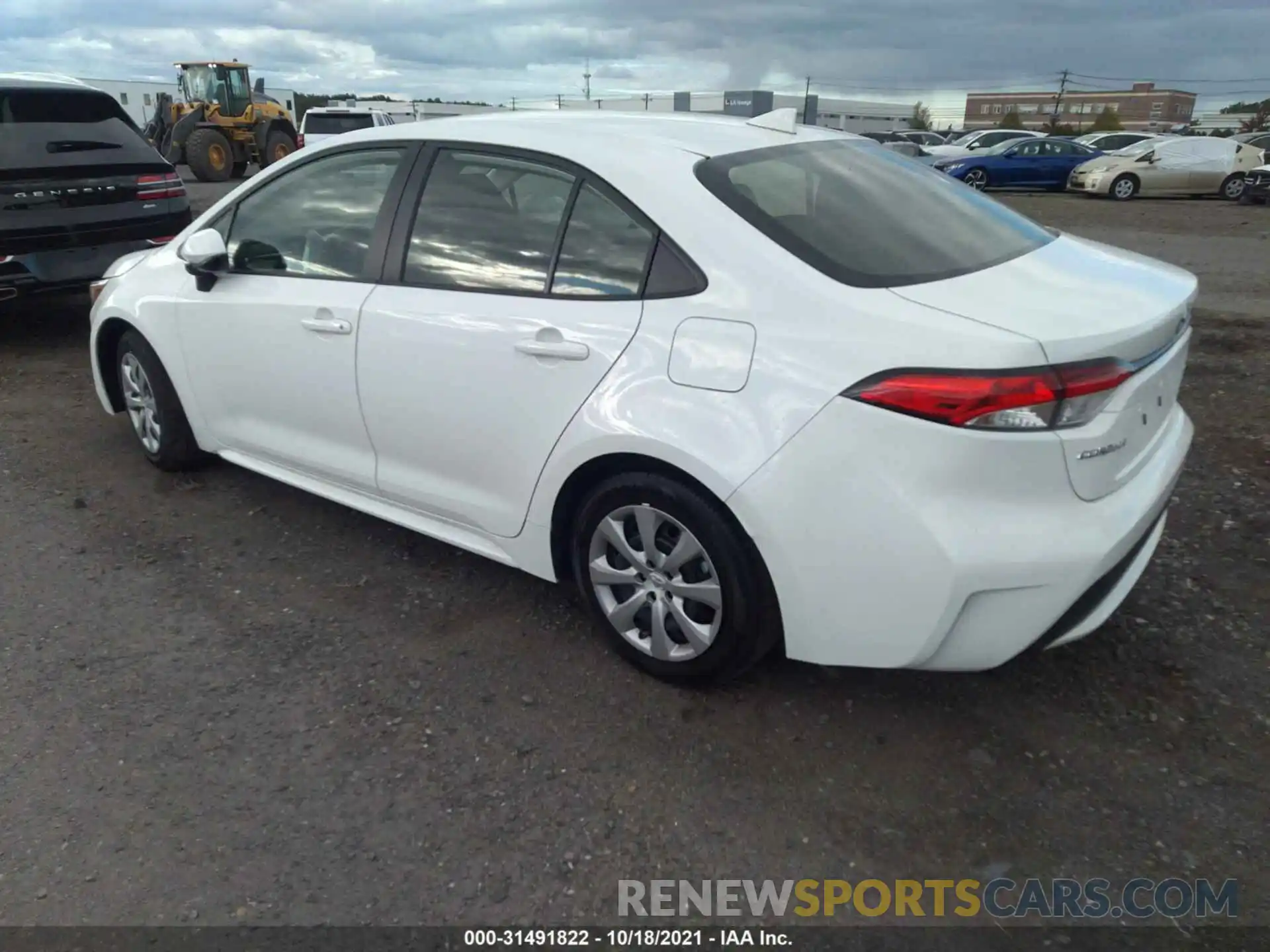 3 Photograph of a damaged car JTDEPMAE5MJ120492 TOYOTA COROLLA 2021